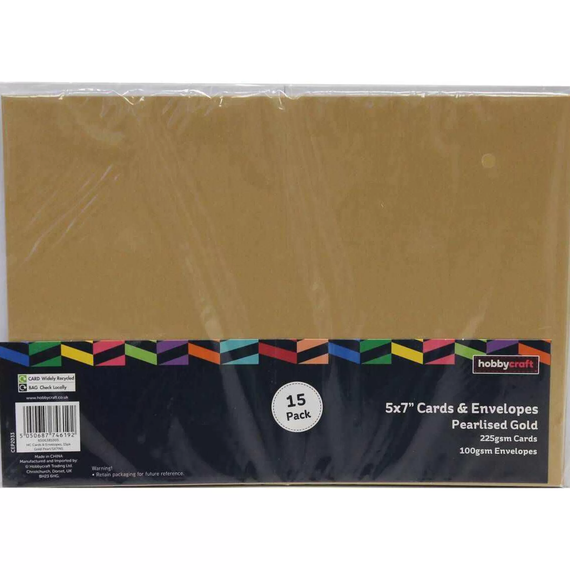pearlised_gold_cards_and_envelopes_5_x_7_inches_15_pack_3.webp Pearlised Gold Cards And Envelopes 5 X 7 Inches 15 Pack-Hobbycraft Hot