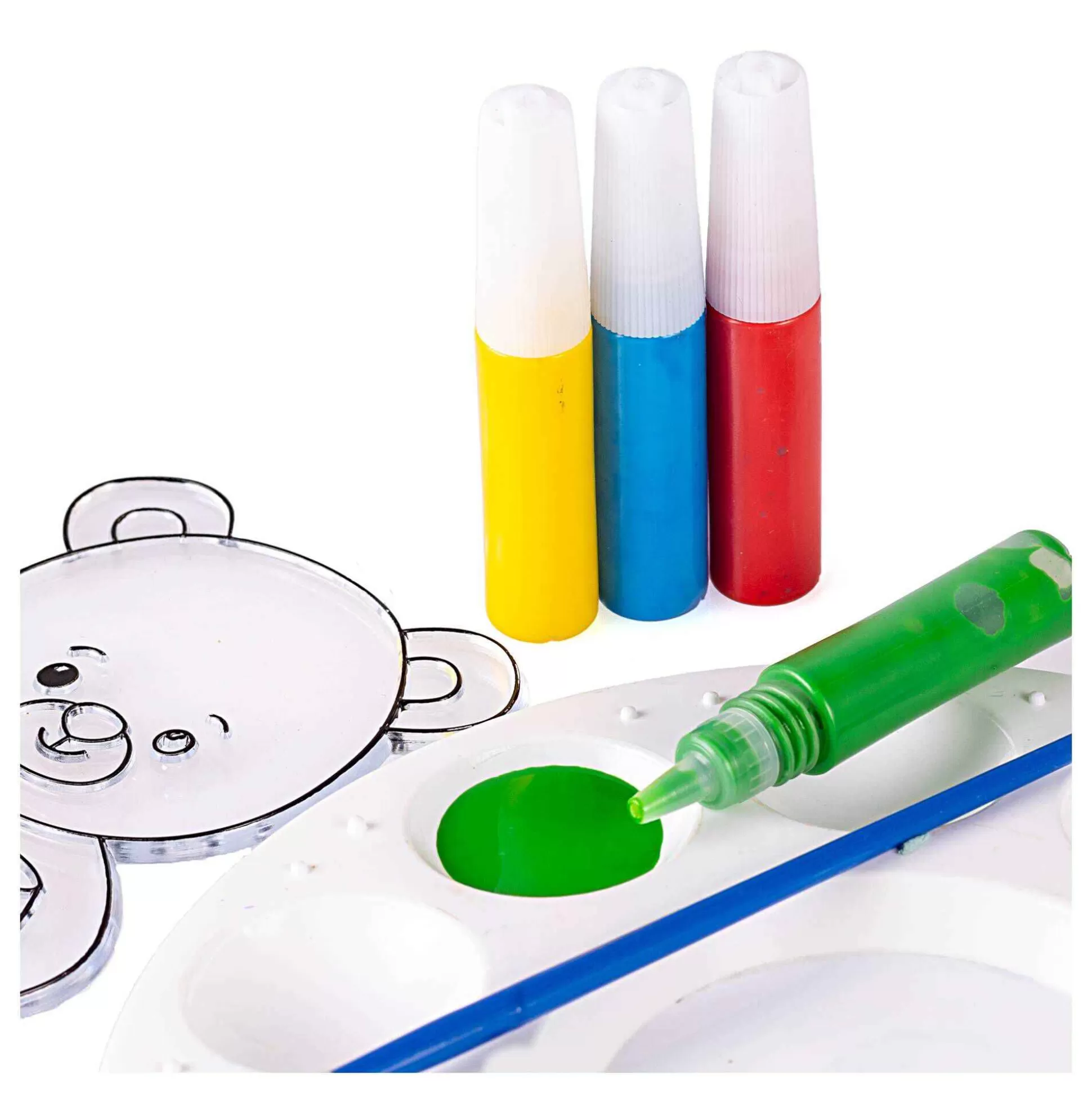 Primary Colour Suncatcher Paint Pens 6Ml 4 Pack-Hobbycraft Outlet