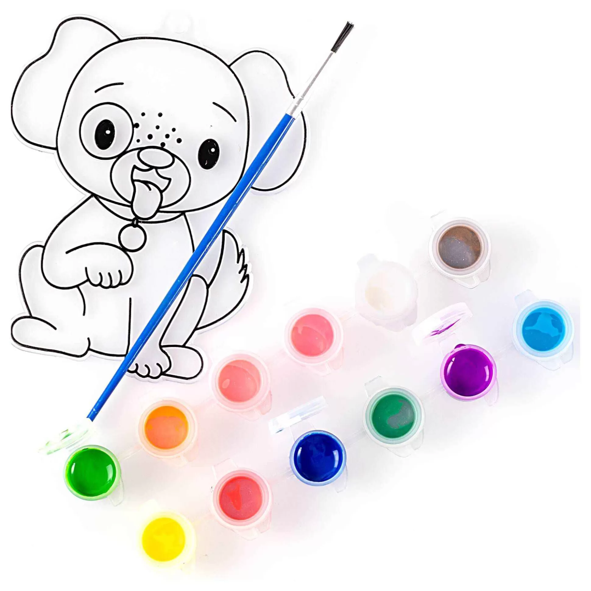 Primary Colour Suncatcher Paints 3Ml 12 Pack-Hobbycraft Hot