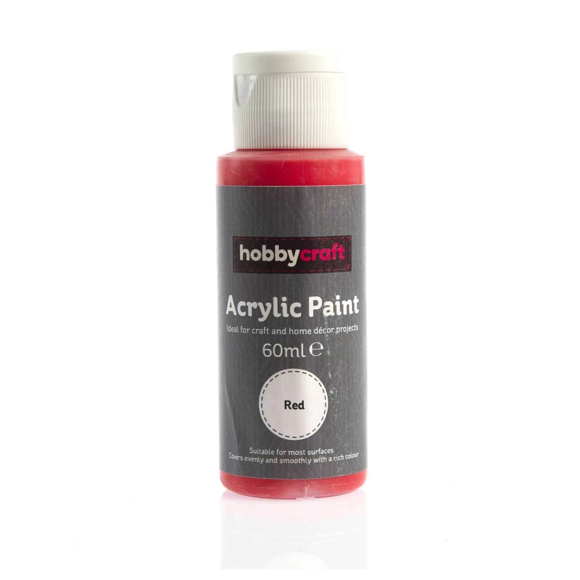 Red Acrylic Paint 60Ml-Hobbycraft Clearance