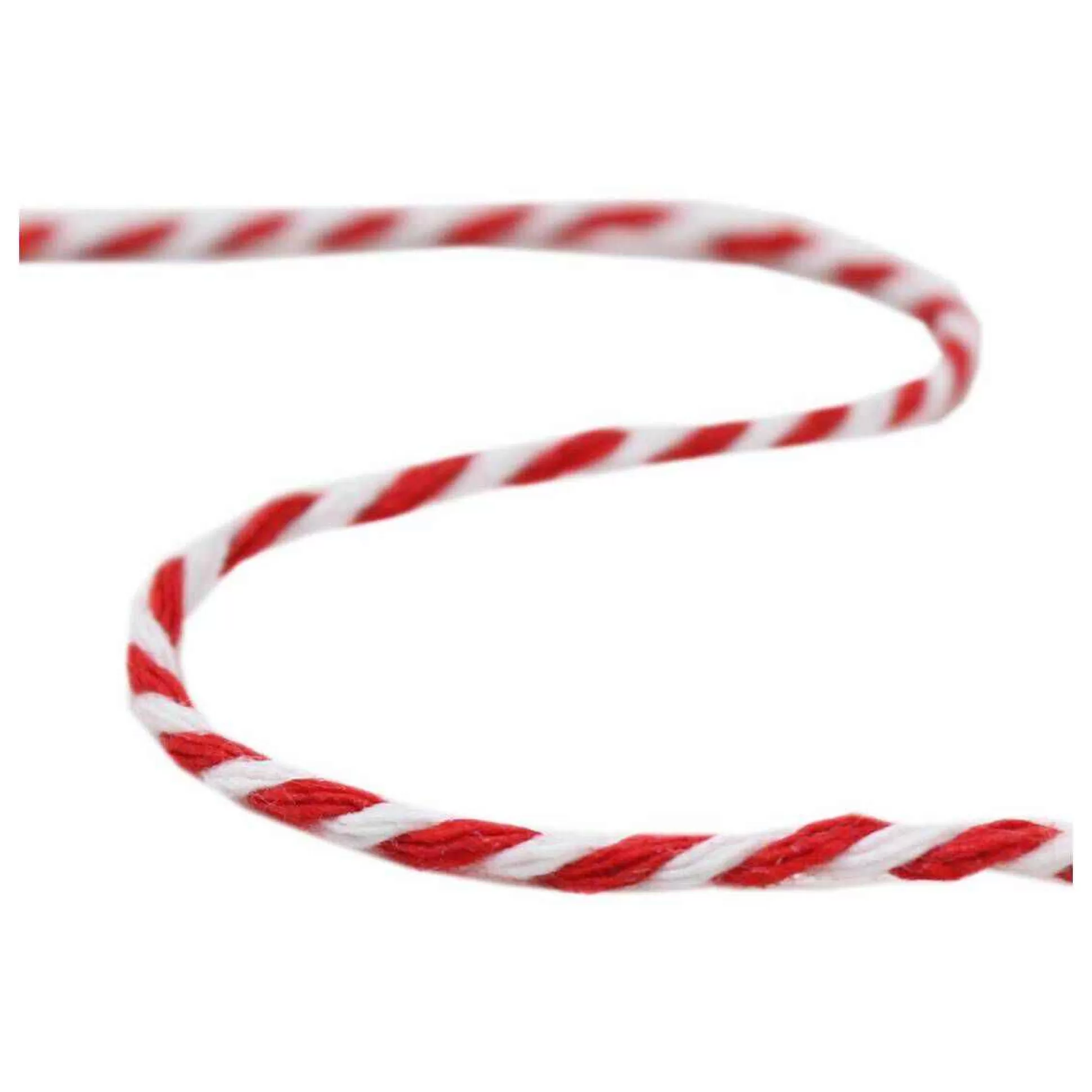 Red And White Knot Cord 2Mm X 8M-Hobbycraft Store