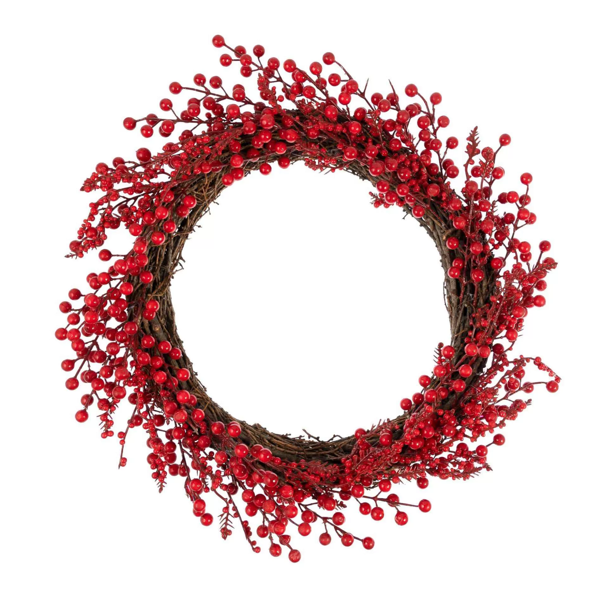 Red Berry Wreath 55Cm-Hobbycraft Discount