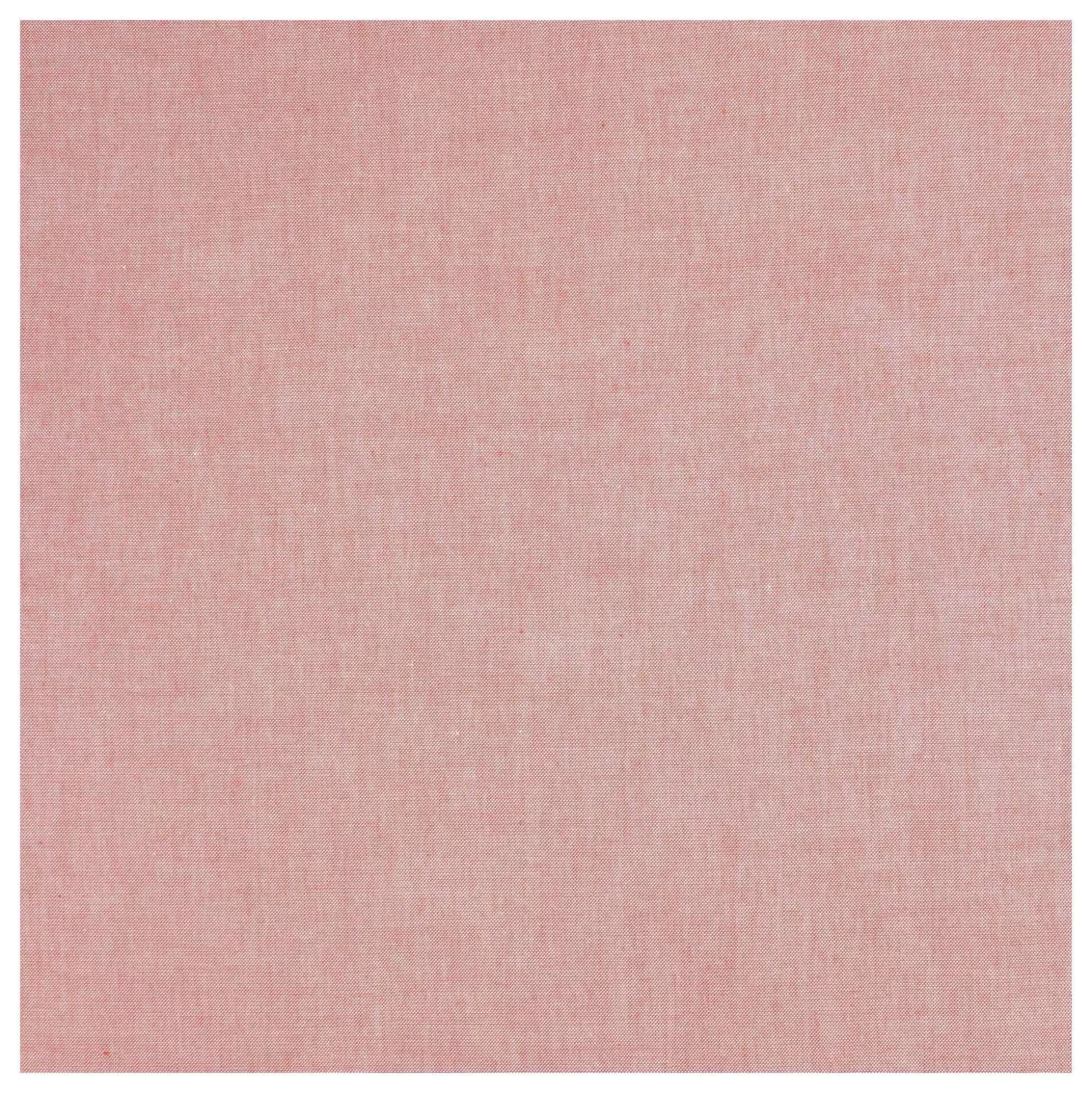 Red Cotton Oxford Chambray Fabric By The Metre-Hobbycraft Best