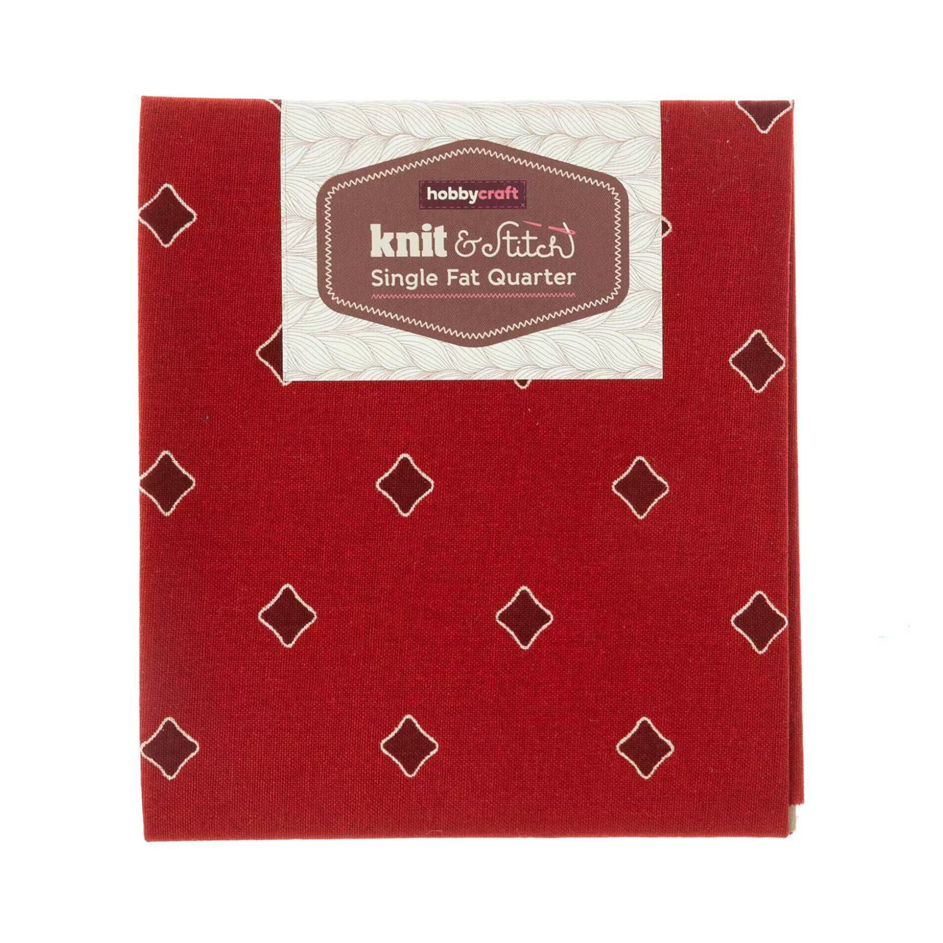 Red Diamond Single Cotton Fat Quarter-Hobbycraft Flash Sale