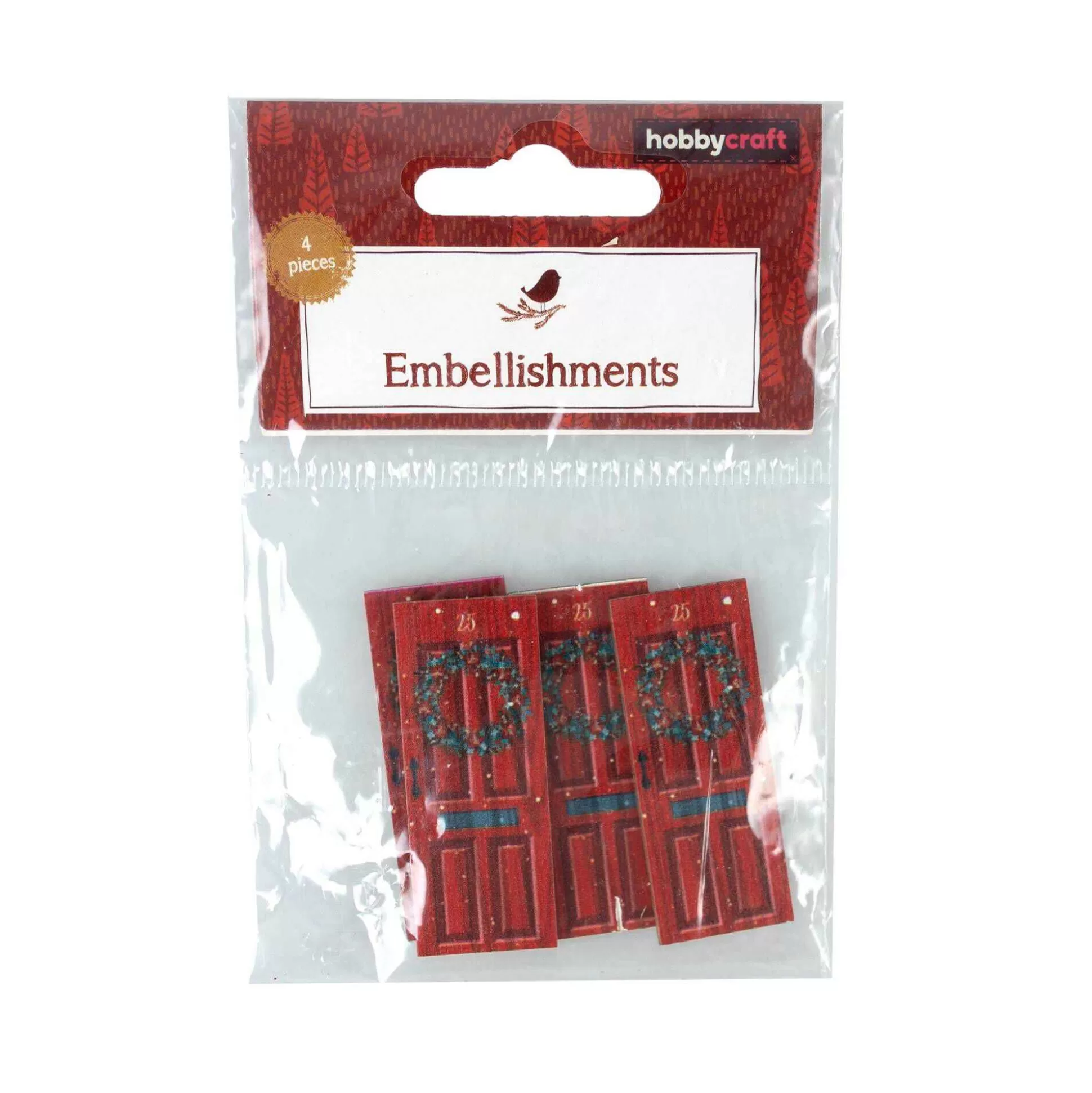 red_door_wooden_toppers_4_pack_4.webp Red Door Wooden Toppers 4 Pack-Hobbycraft Cheap