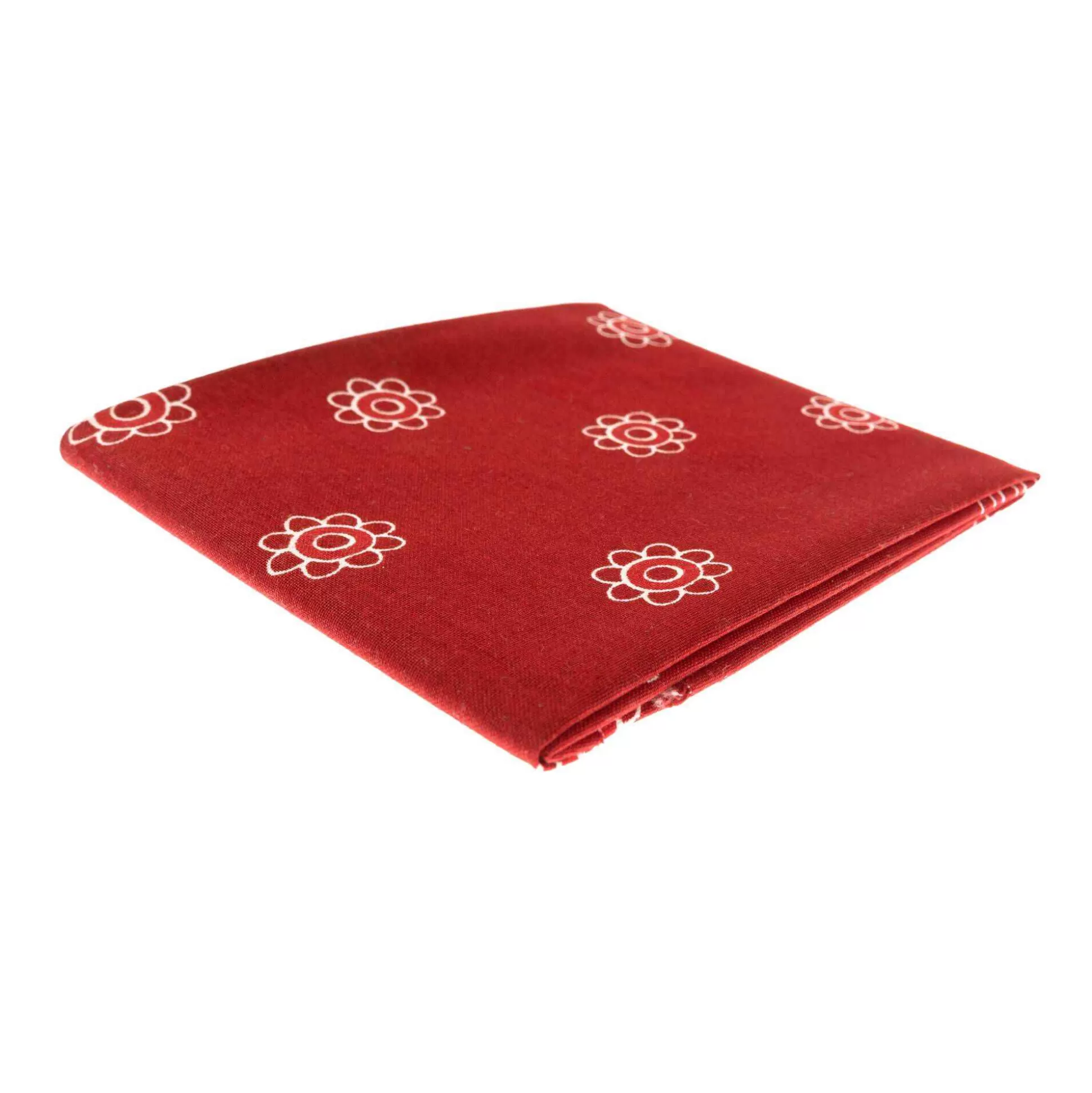 Red Flower Single Cotton Fat Quarter-Hobbycraft New