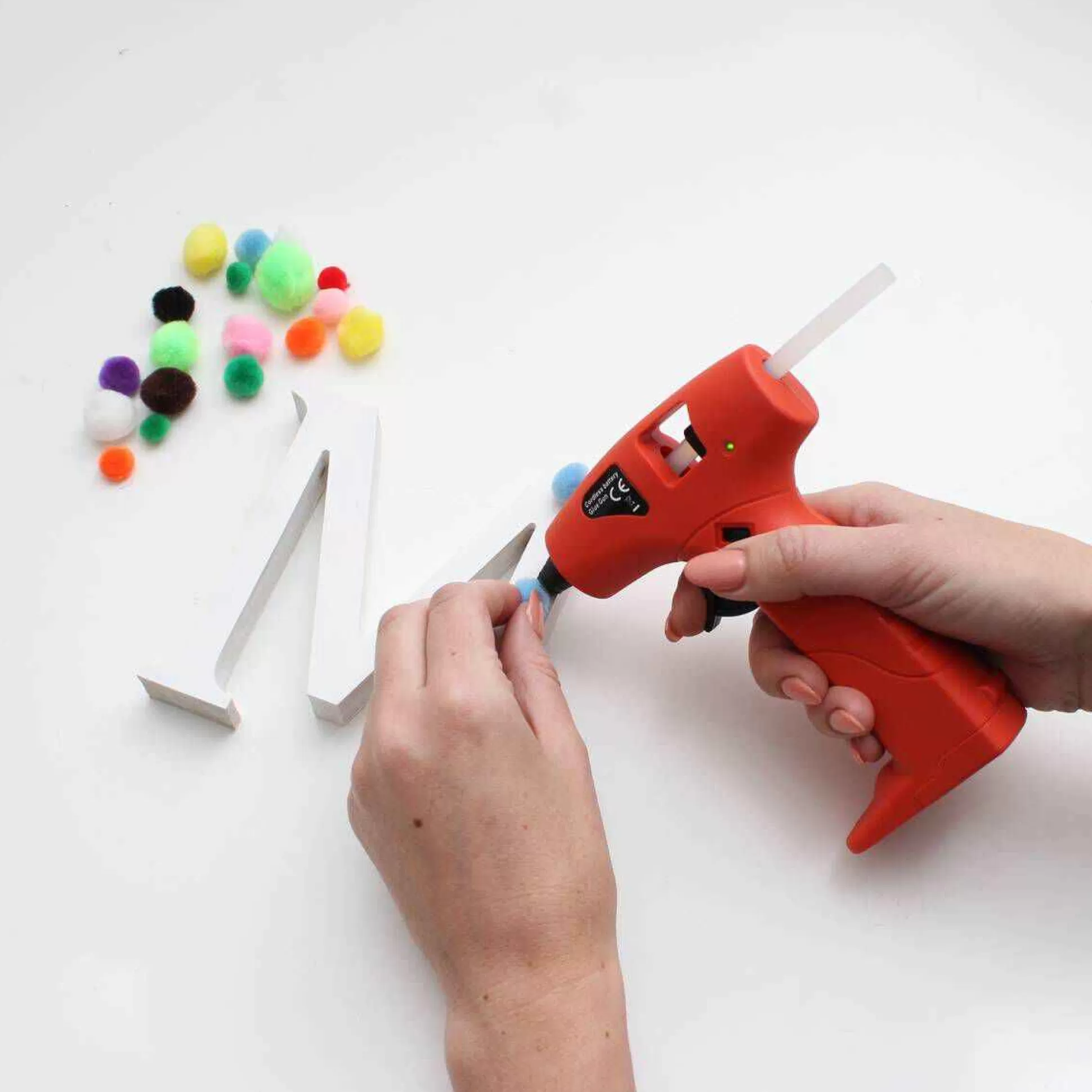 Red Hot Melt Cordless Glue Gun-Hobbycraft Store