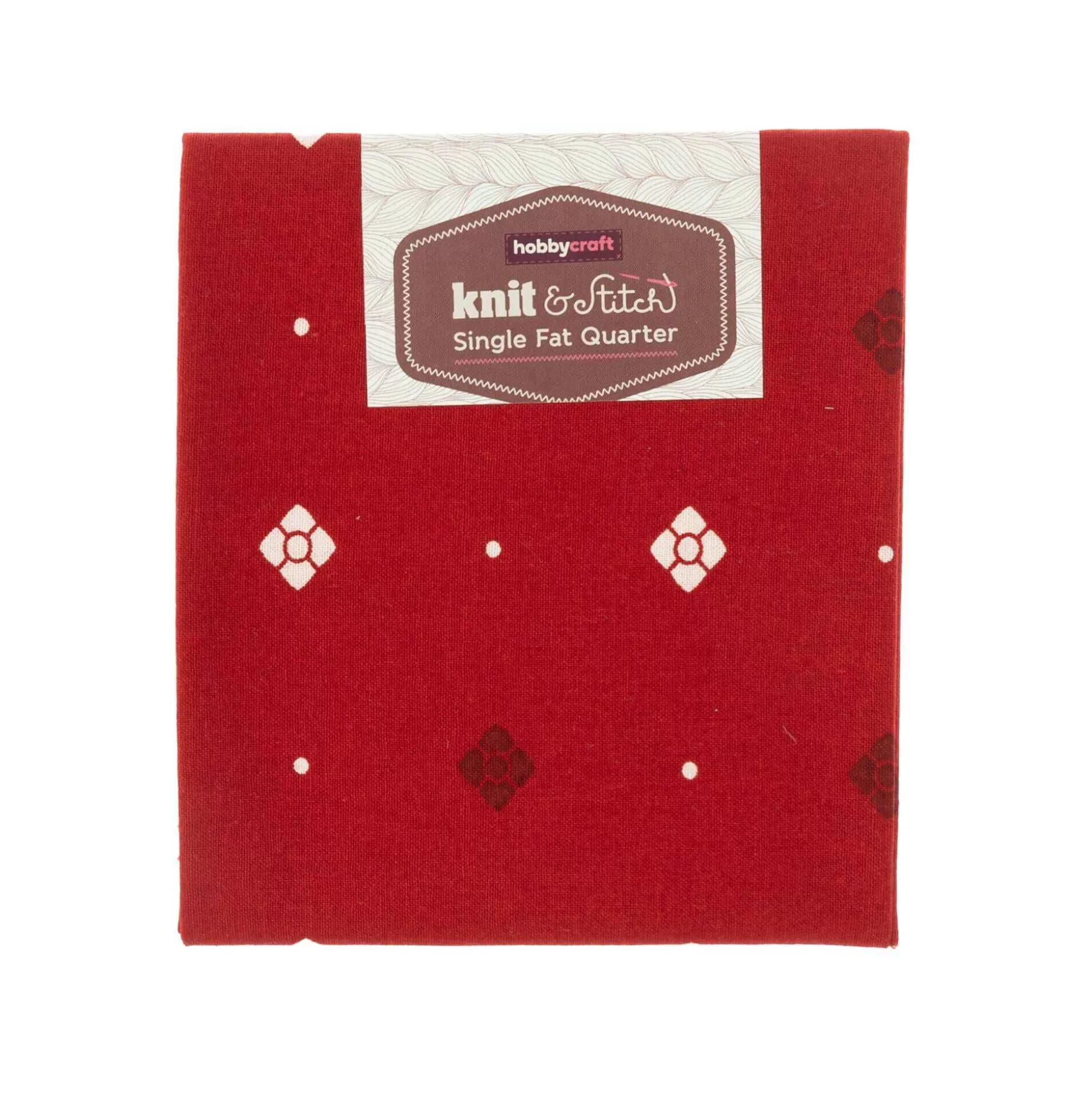 Red Little Petal Single Cotton Fat Quarter-Hobbycraft Store