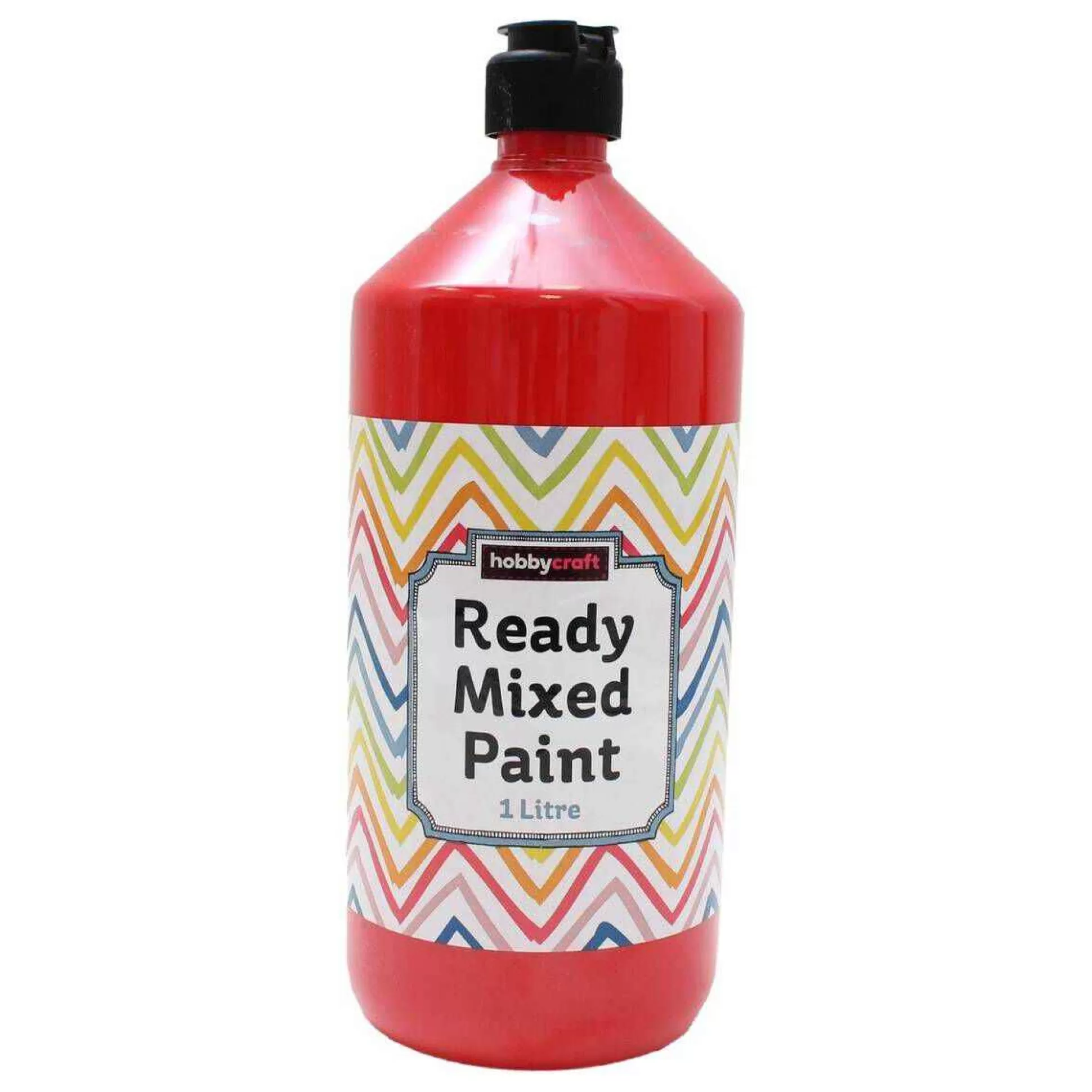 Red Ready Mixed Paint 1 Litre-Hobbycraft Fashion