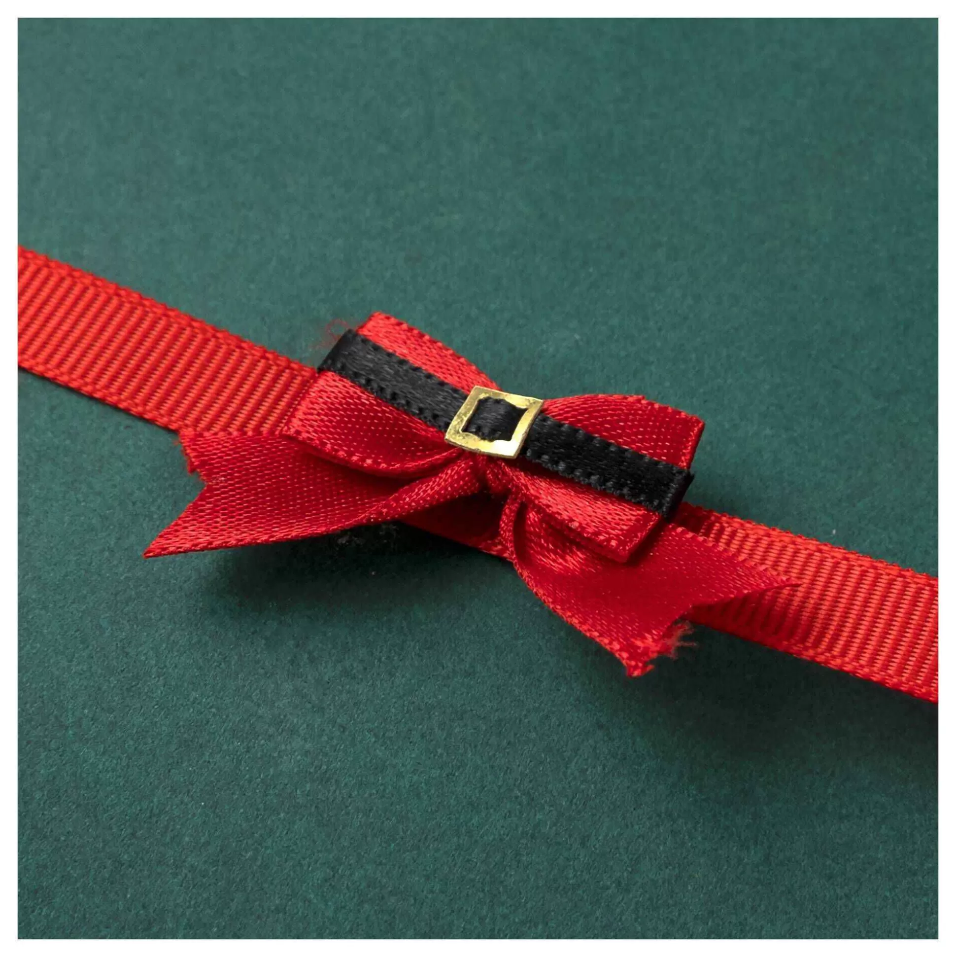 Red Santa Bow Embellishments 8 Pack-Hobbycraft Sale