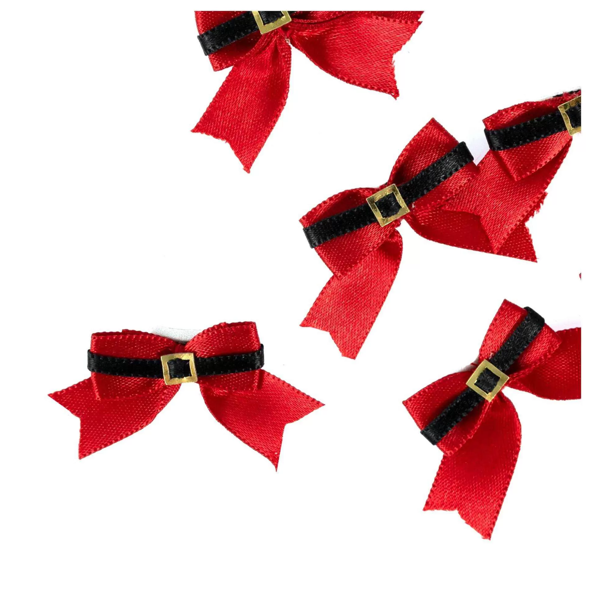 red_santa_bow_embellishments_8_pack_3.webp Red Santa Bow Embellishments 8 Pack-Hobbycraft Sale