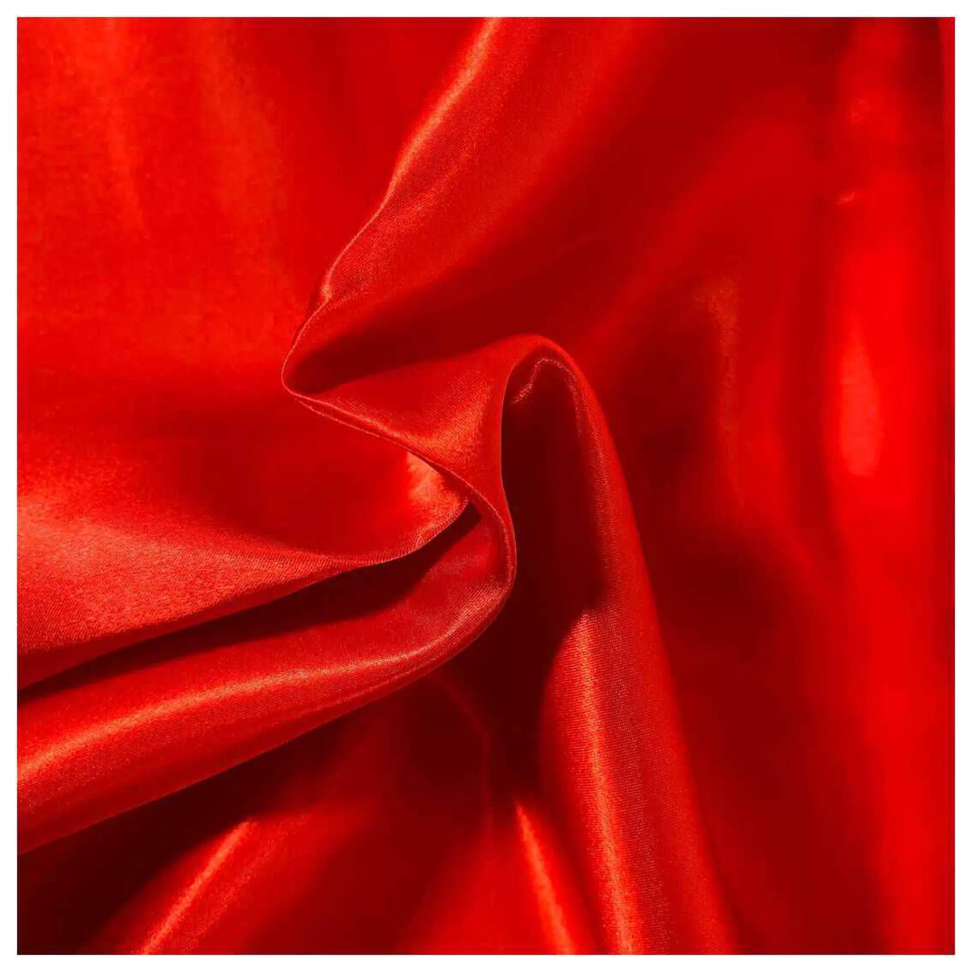 Red Silky Satin Fabric By The Metre-Hobbycraft Fashion