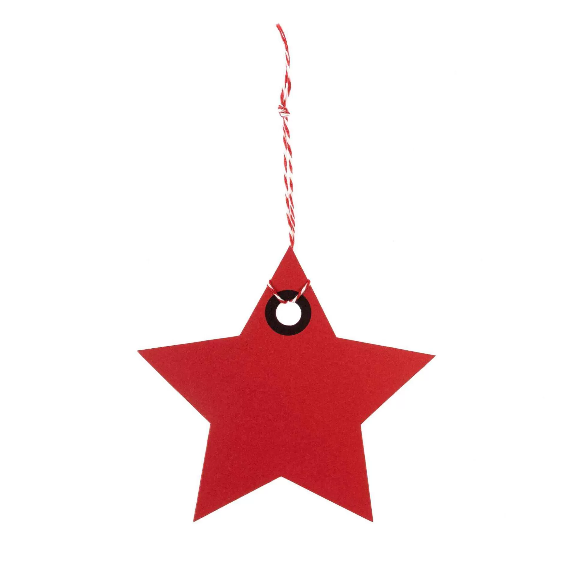 Red Star Gift Tags 10 Pack-Hobbycraft New