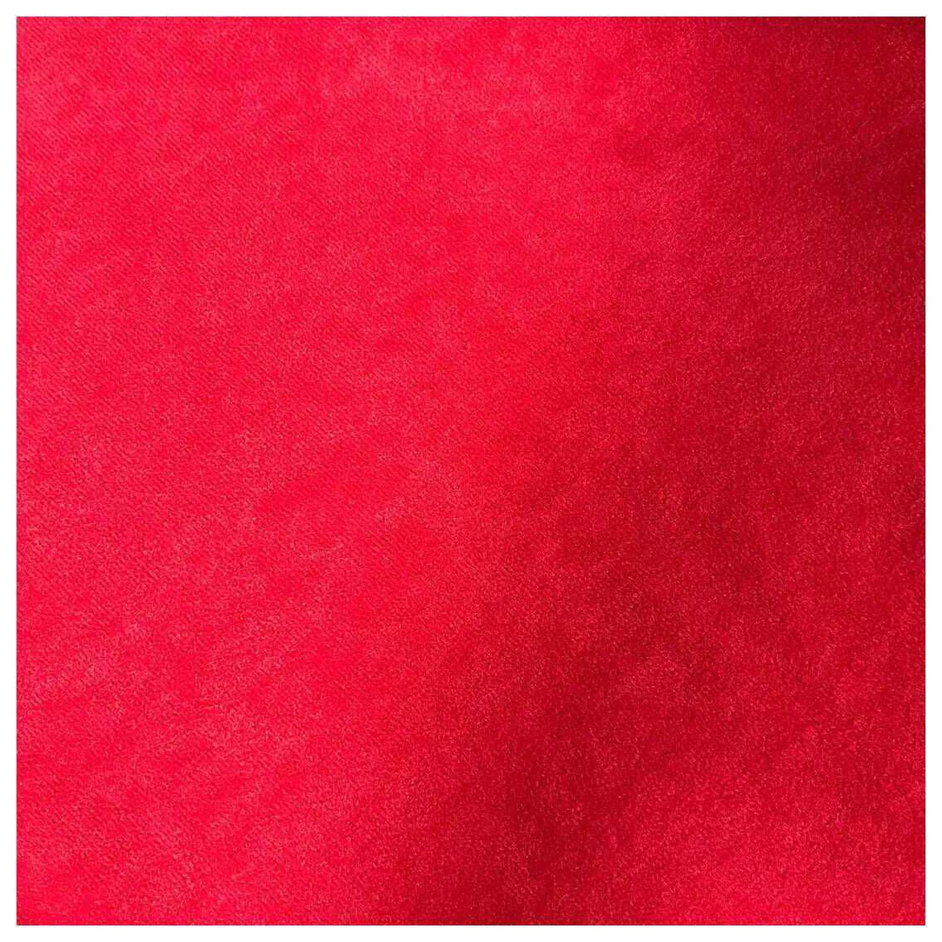 Red Suedette Fabric By The Metre-Hobbycraft Clearance