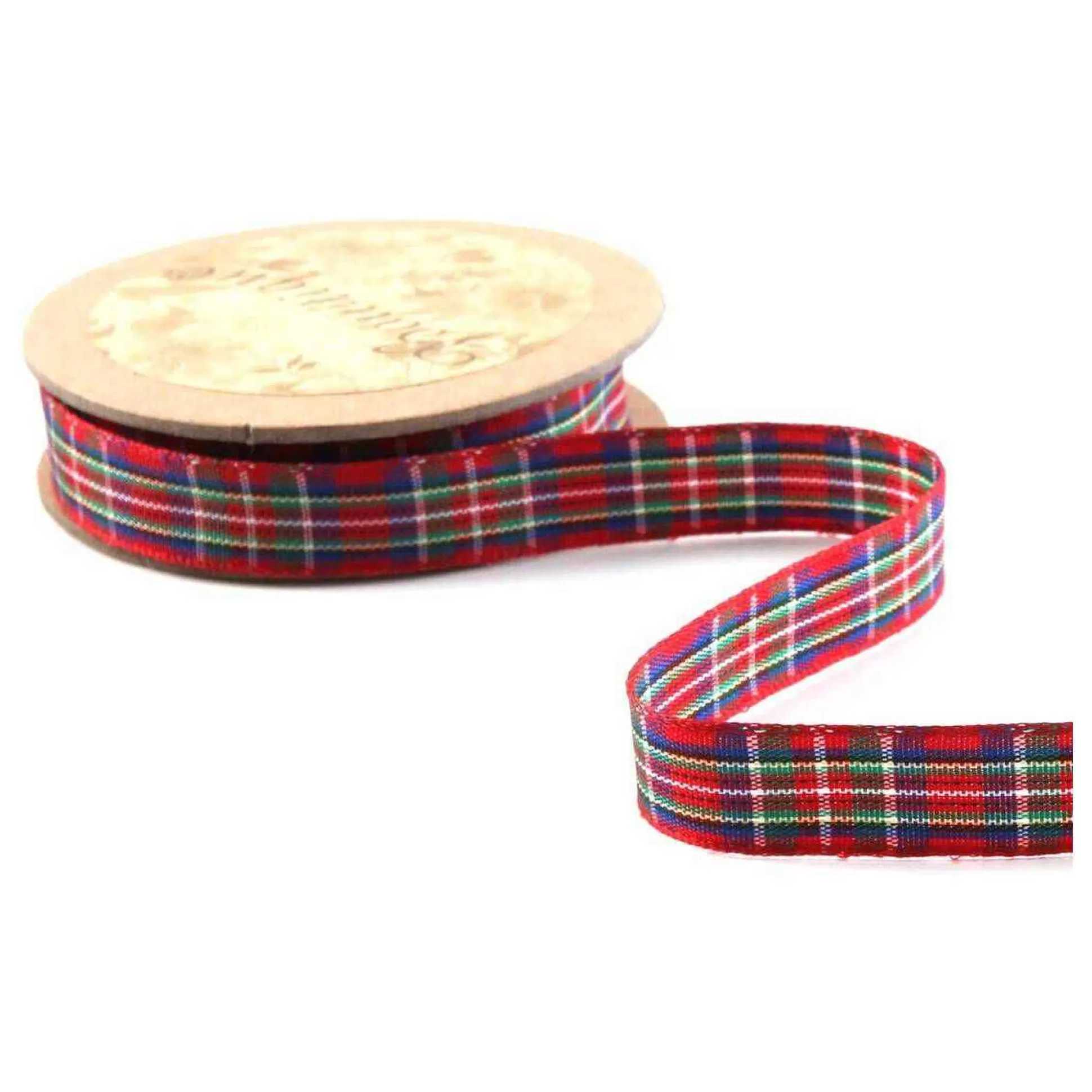 Red Tartan Ribbon 12Mm X 5M-Hobbycraft Flash Sale
