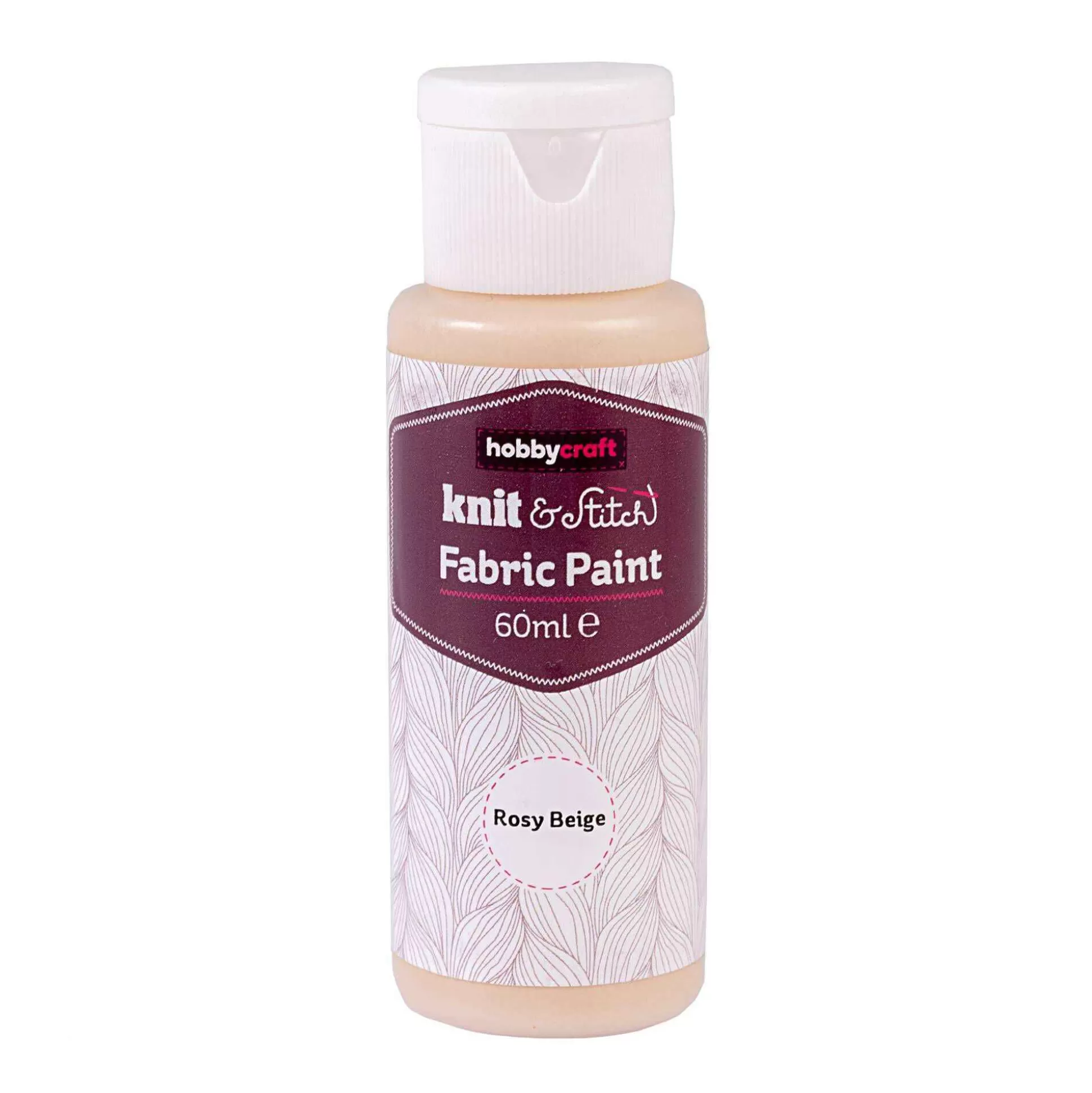 Rosy Beige Fabric Paint 60Ml-Hobbycraft Cheap