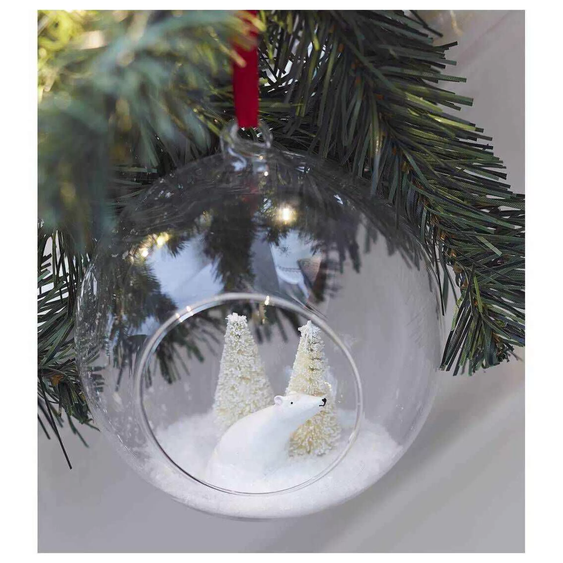 round_fillable_glass_bauble_8cm_2.webp Round Fillable Glass Bauble 8Cm-Hobbycraft Clearance