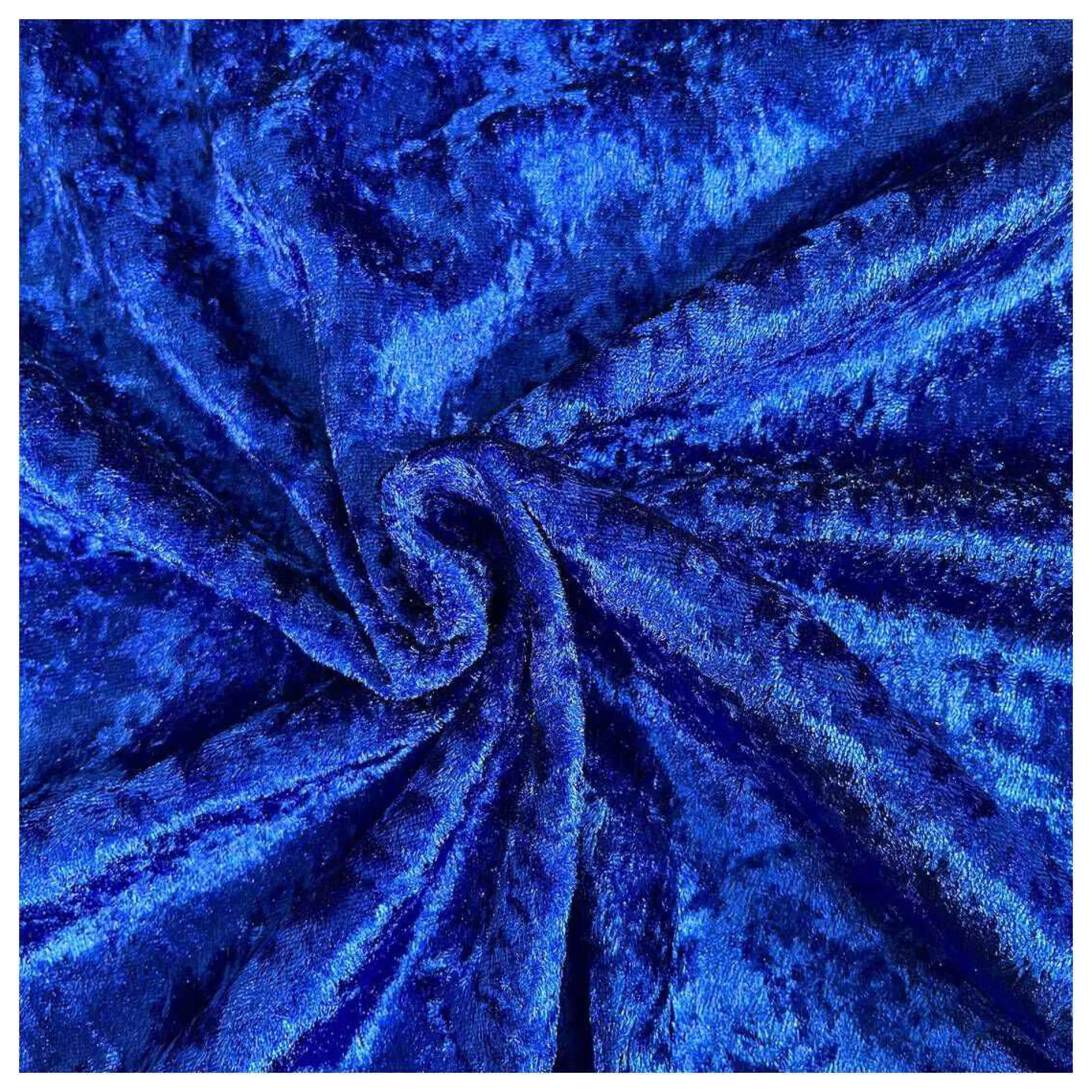 Royal Crushed Velour Fabric By The Metre-Hobbycraft Outlet