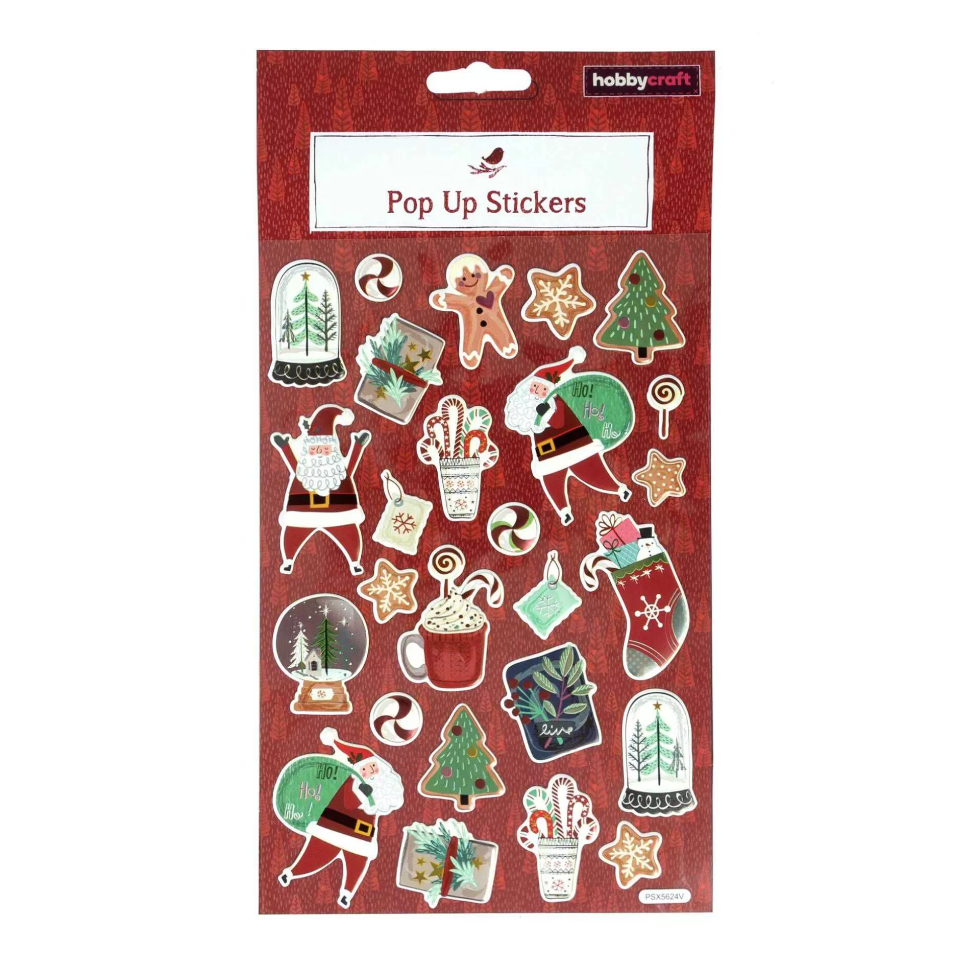Santa Pop-Up Stickers-Hobbycraft Fashion