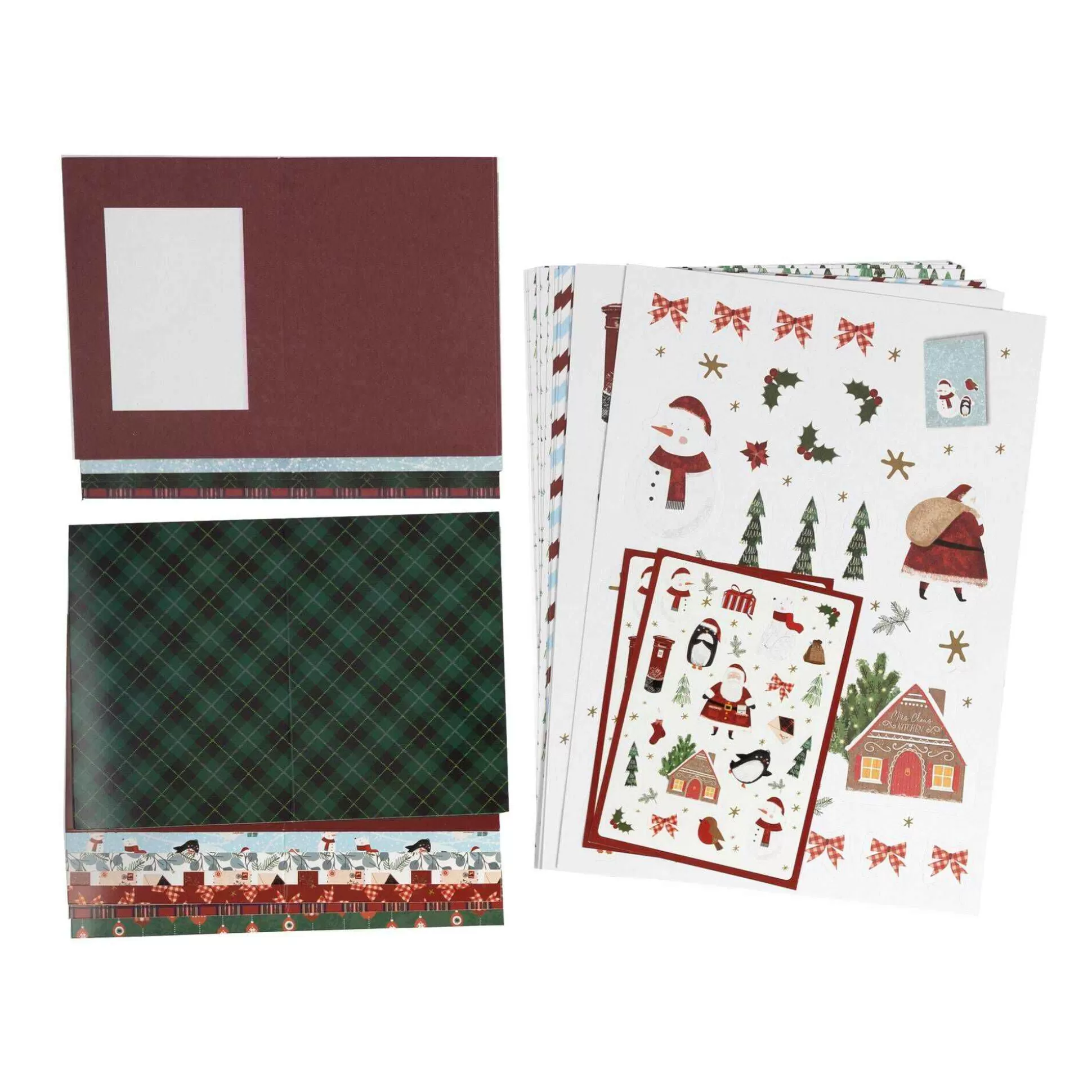 Santa's Grotto Christmas Card Kit A6 20 Pack-Hobbycraft Discount