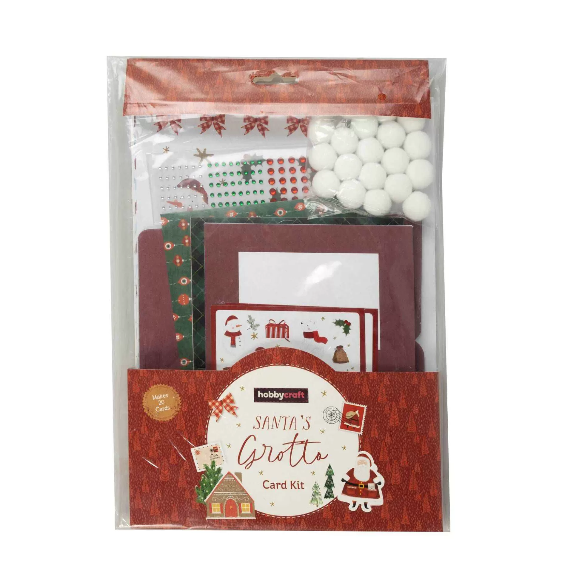 santas_grotto_christmas_card_kit_a6_20_pack_4.webp Santa's Grotto Christmas Card Kit A6 20 Pack-Hobbycraft Discount