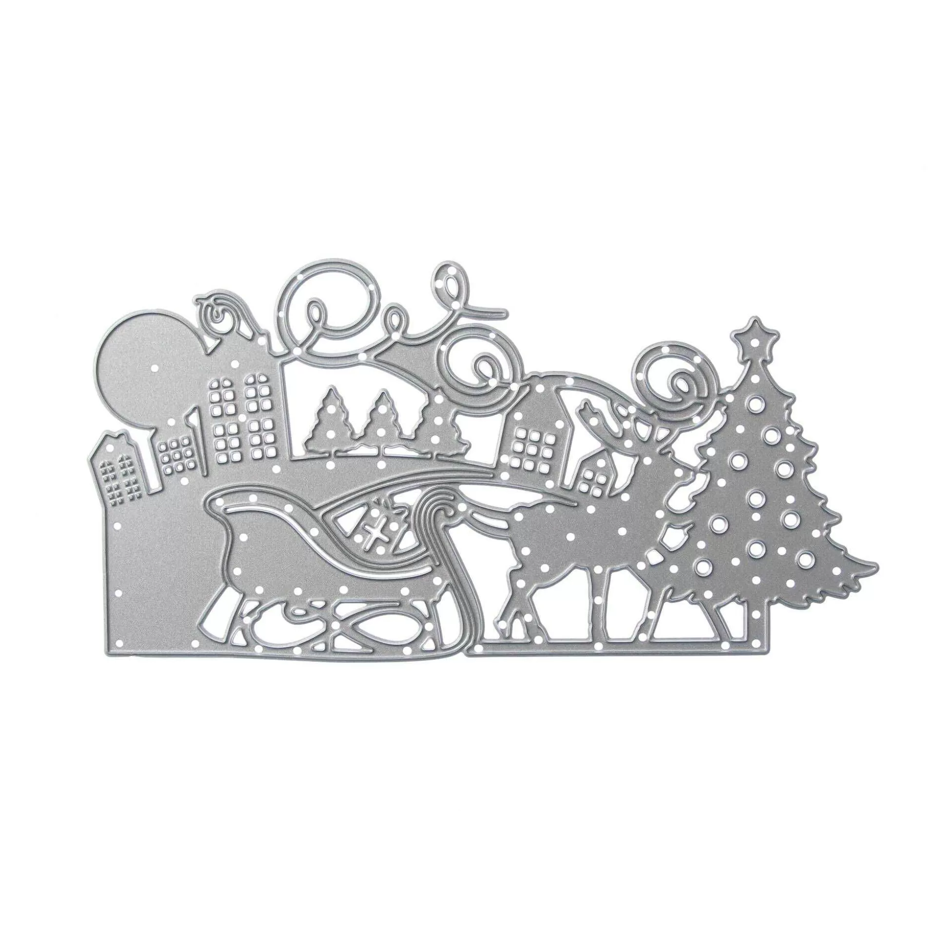 Santa's Sleigh Christmas Die 16Cm X 8Cm-Hobbycraft Sale