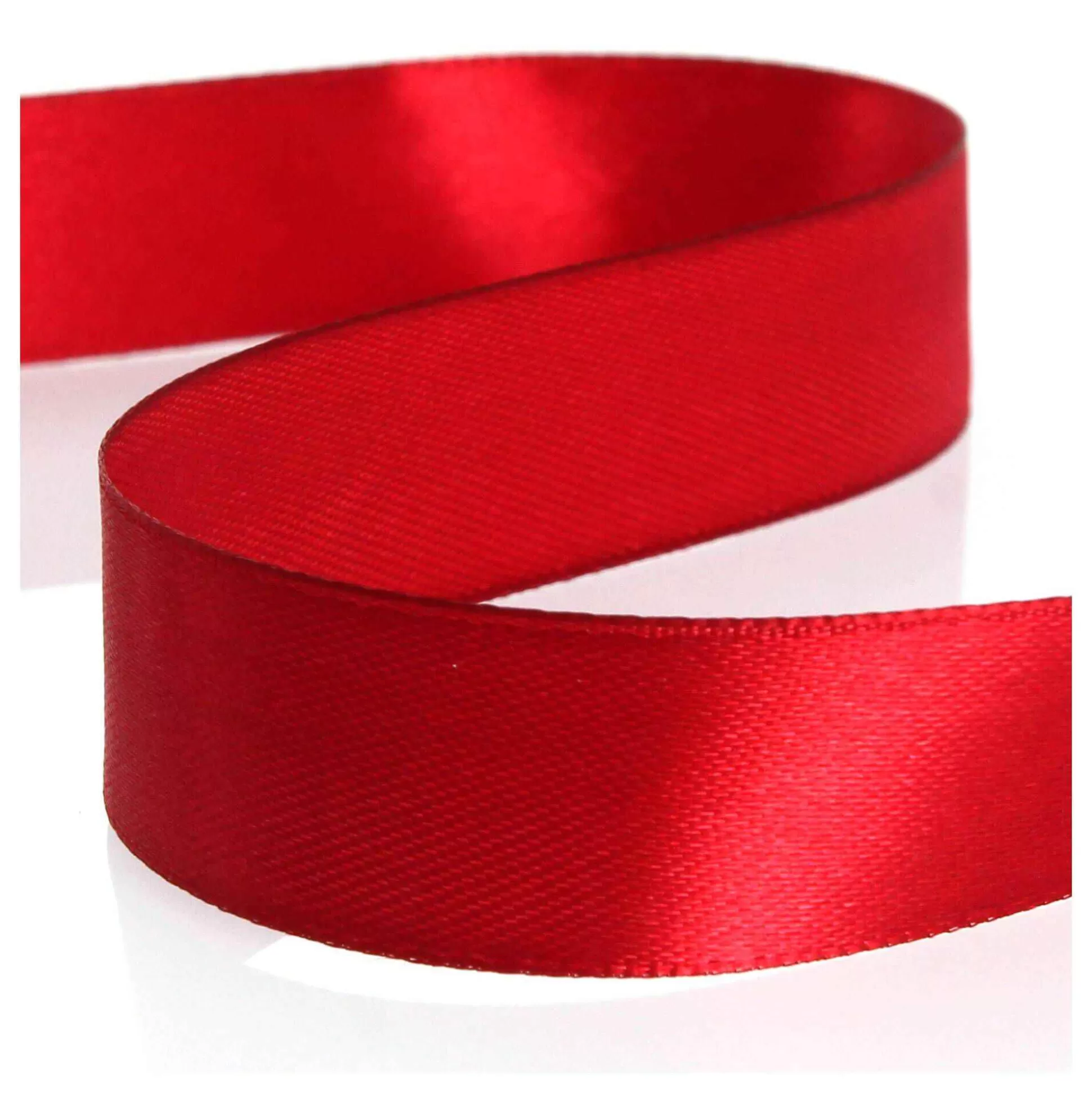 Scarlet Red Satin Ribbon 20Mm X 15M-Hobbycraft Store