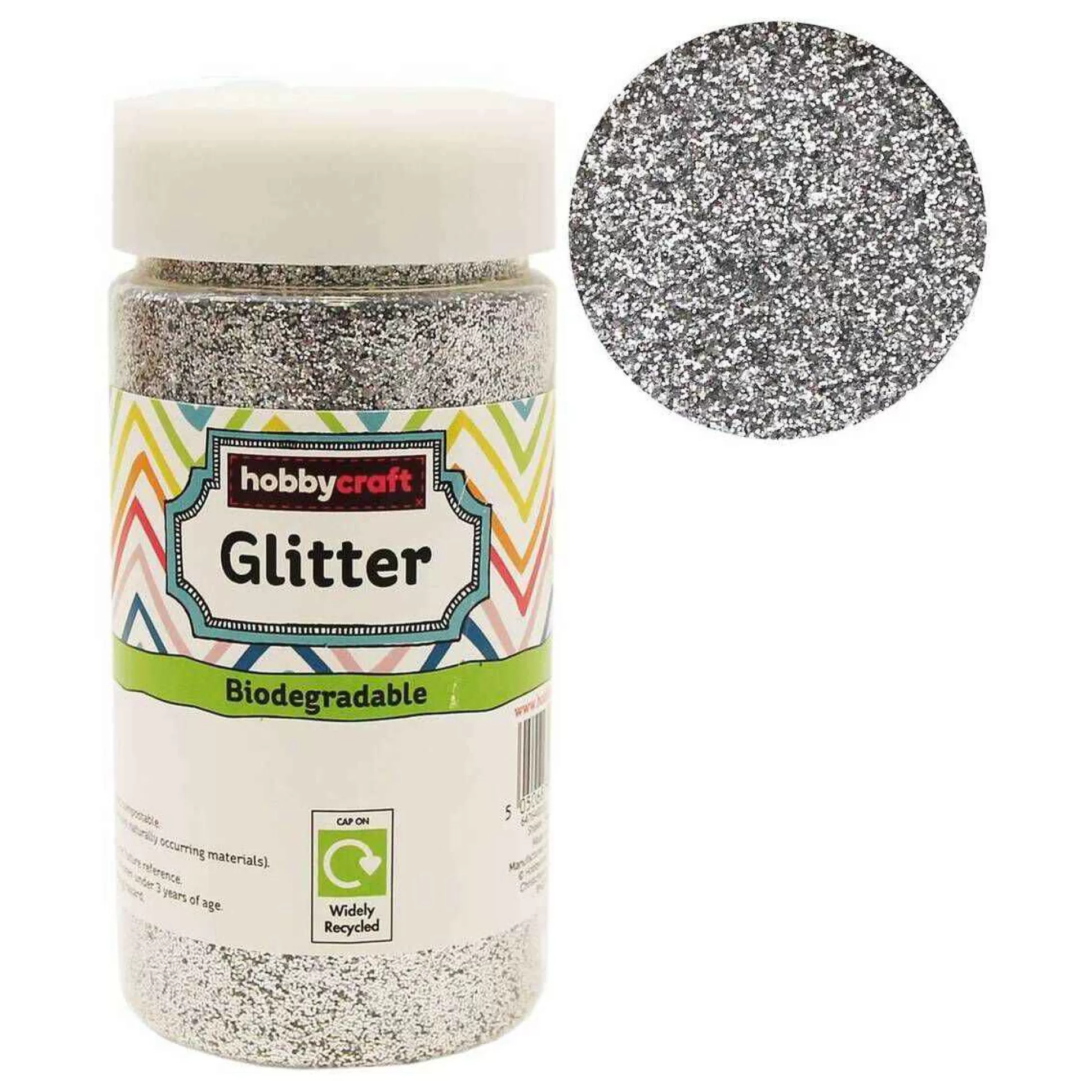Silver Biodegradable Glitter Shaker 250G-Hobbycraft Best Sale