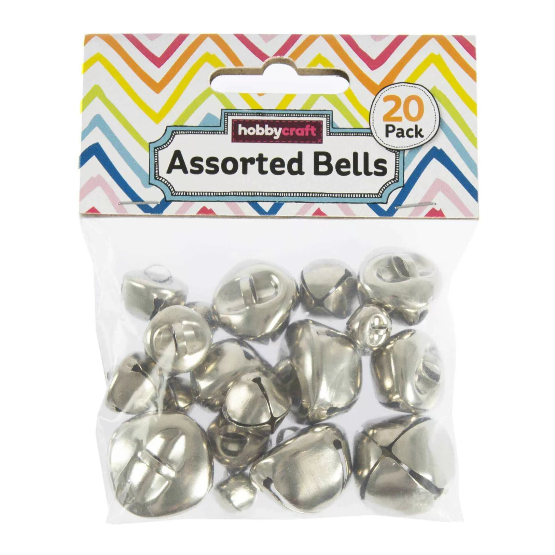 Silver Jingle Bells 20 Pack-Hobbycraft Best