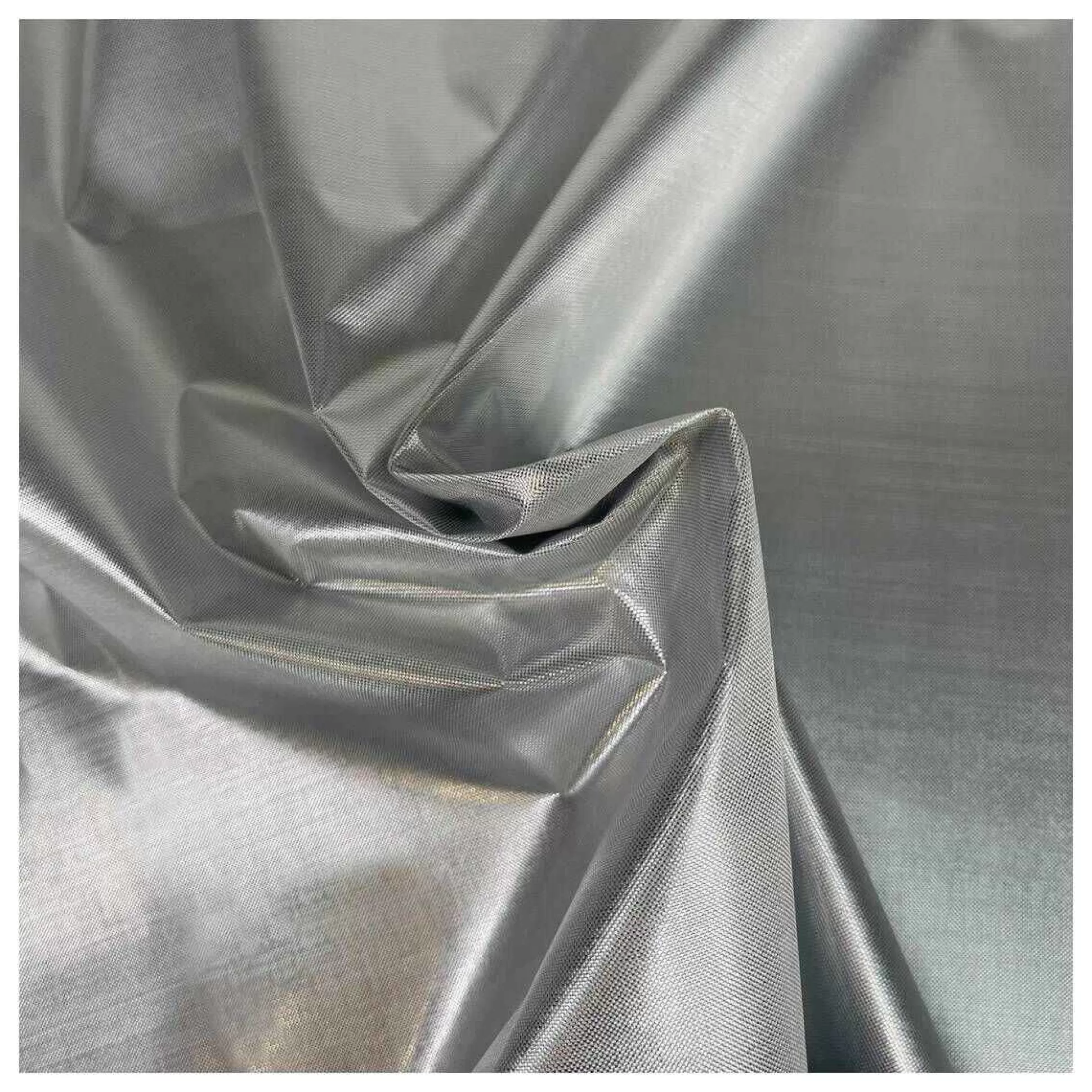 Silver Metallic Sheer Fabric By The Metre-Hobbycraft Hot