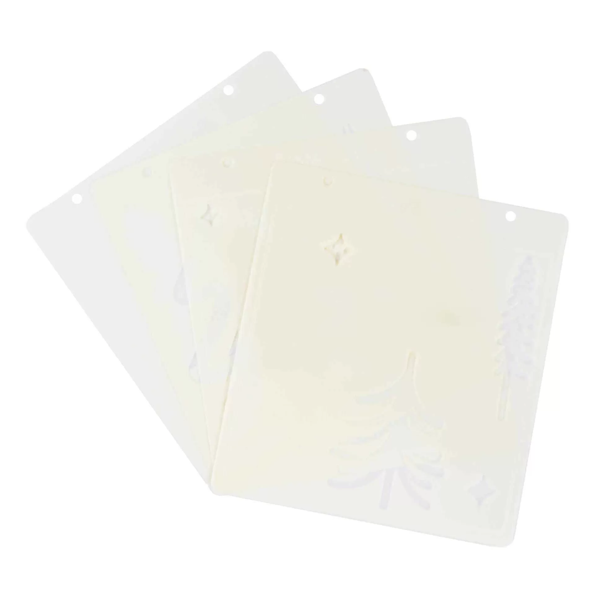 Sizzix Doodle Trees Layered Stencil Set 4 Pack-Hobbycraft Sale