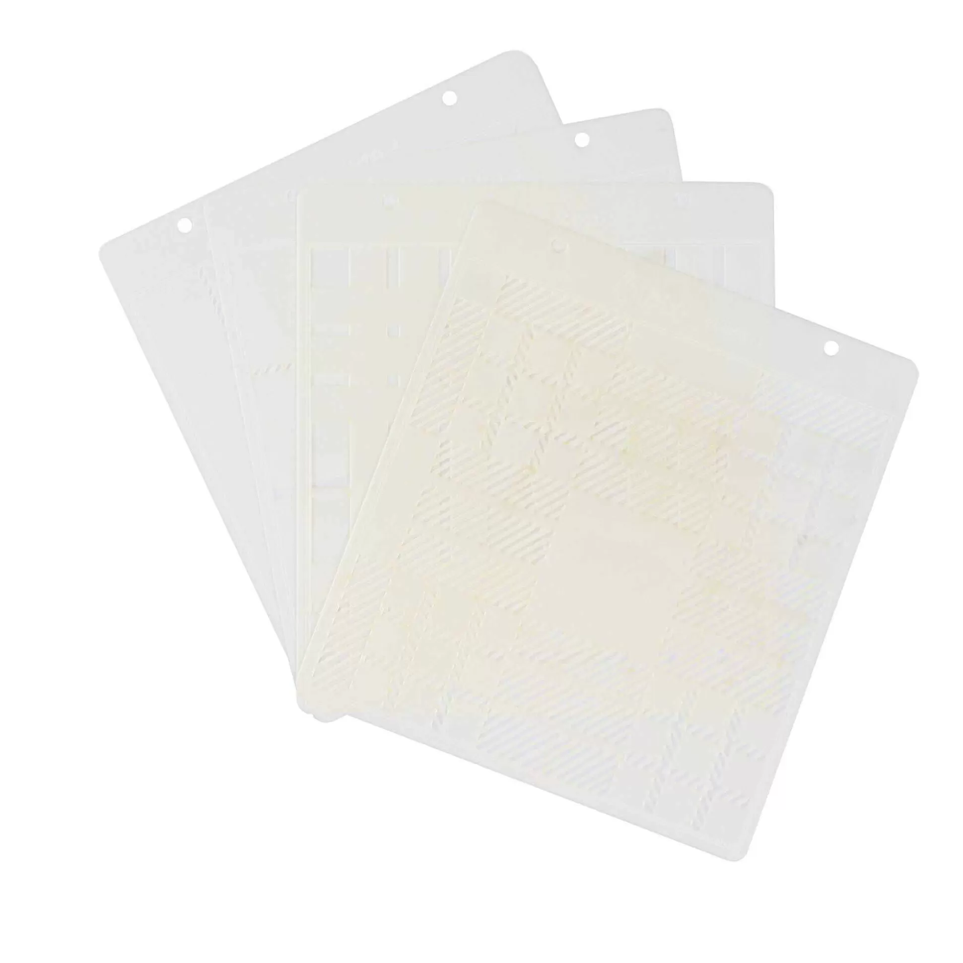 Sizzix Tartan Layered Stencil Set 4 Pack-Hobbycraft Sale