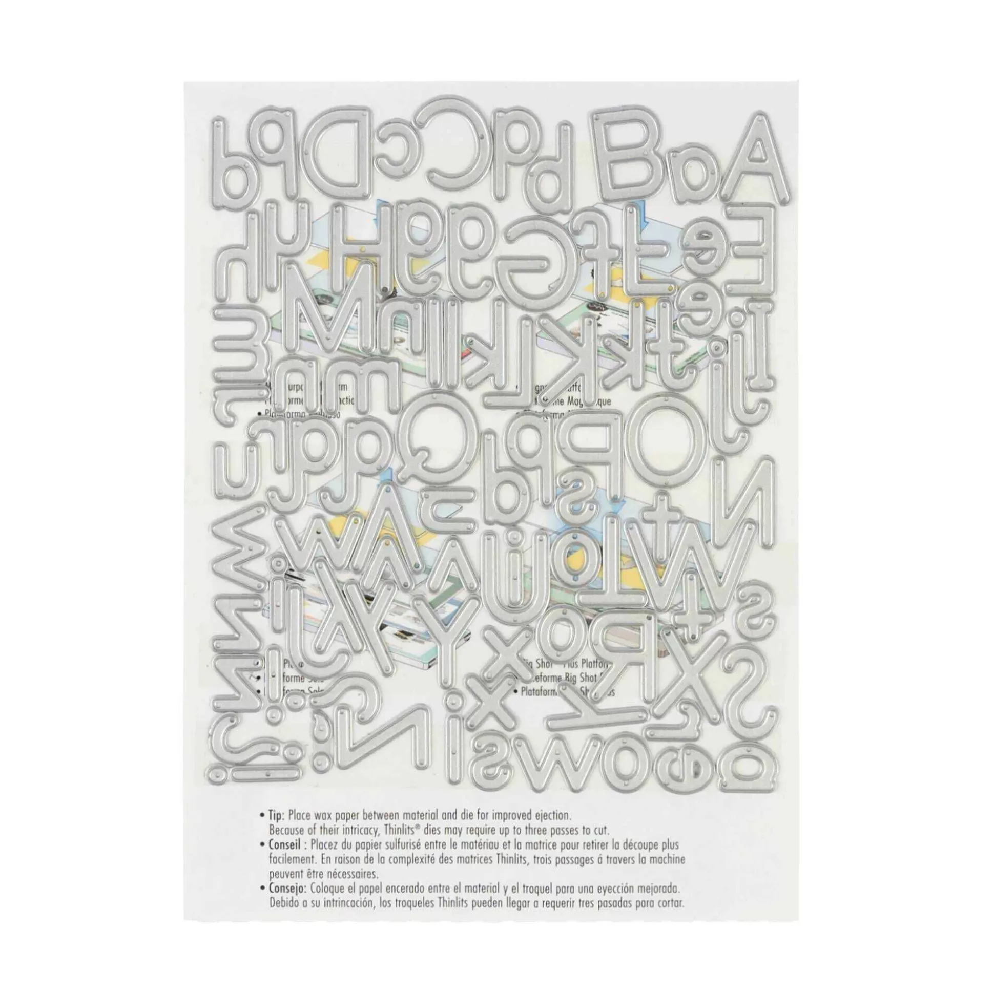 Sizzix Thinlits Essential Type Dies 92 Pieces-Hobbycraft Sale