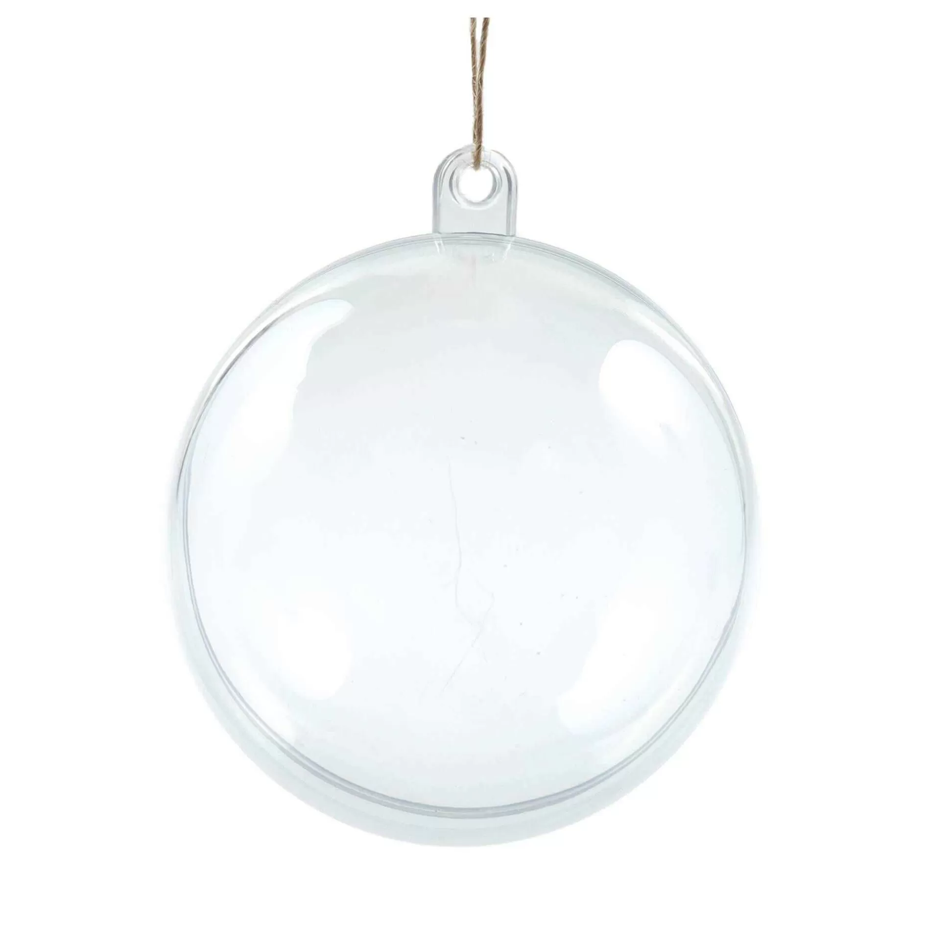 Small Fillable Baubles 6Cm 6 Pack-Hobbycraft Best