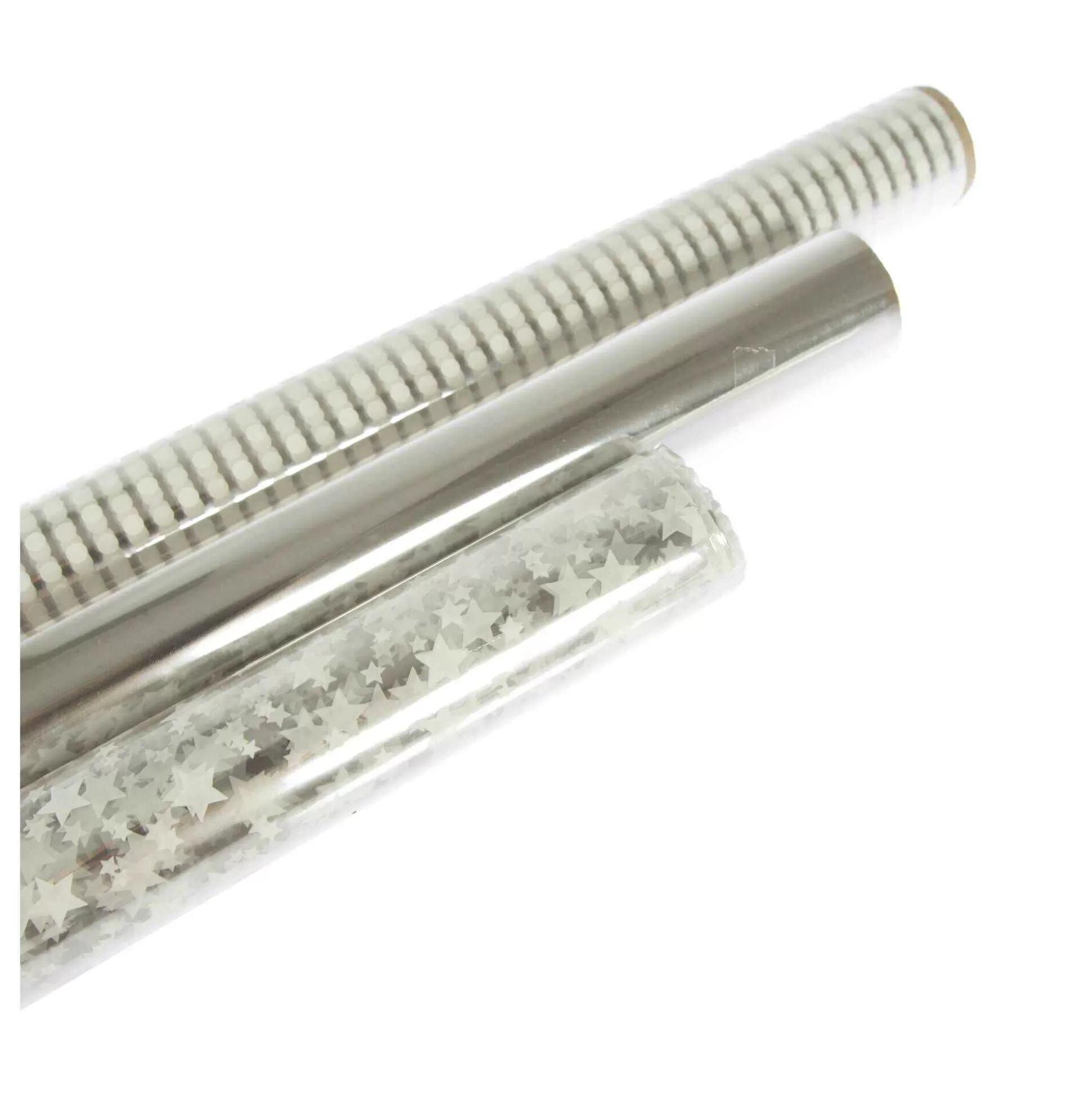 Stars And Spots Cellophane Wrap 2M 3 Pack-Hobbycraft Clearance