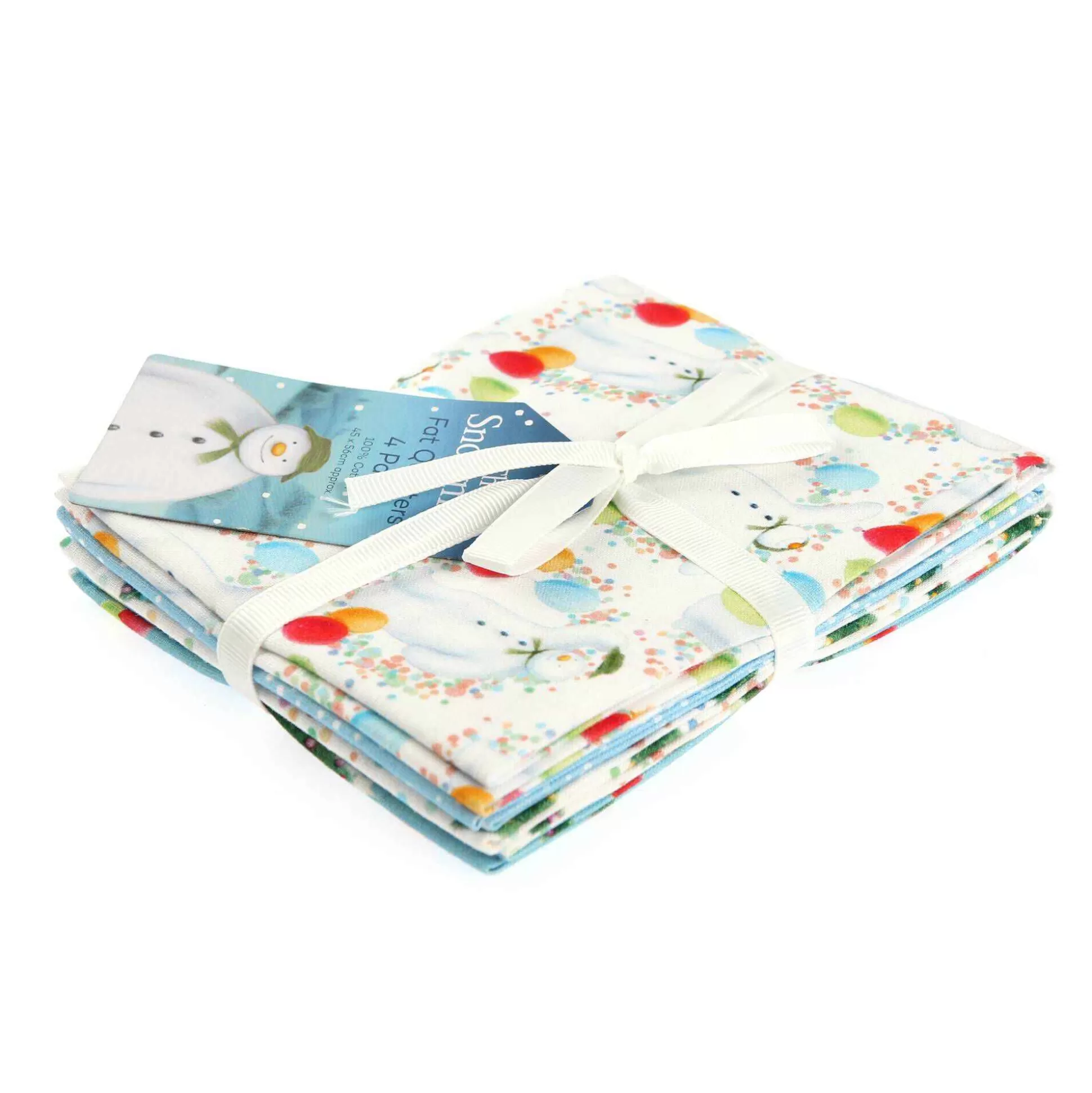 The Snowman Cotton Fat Quarters 4 Pack-Hobbycraft Flash Sale