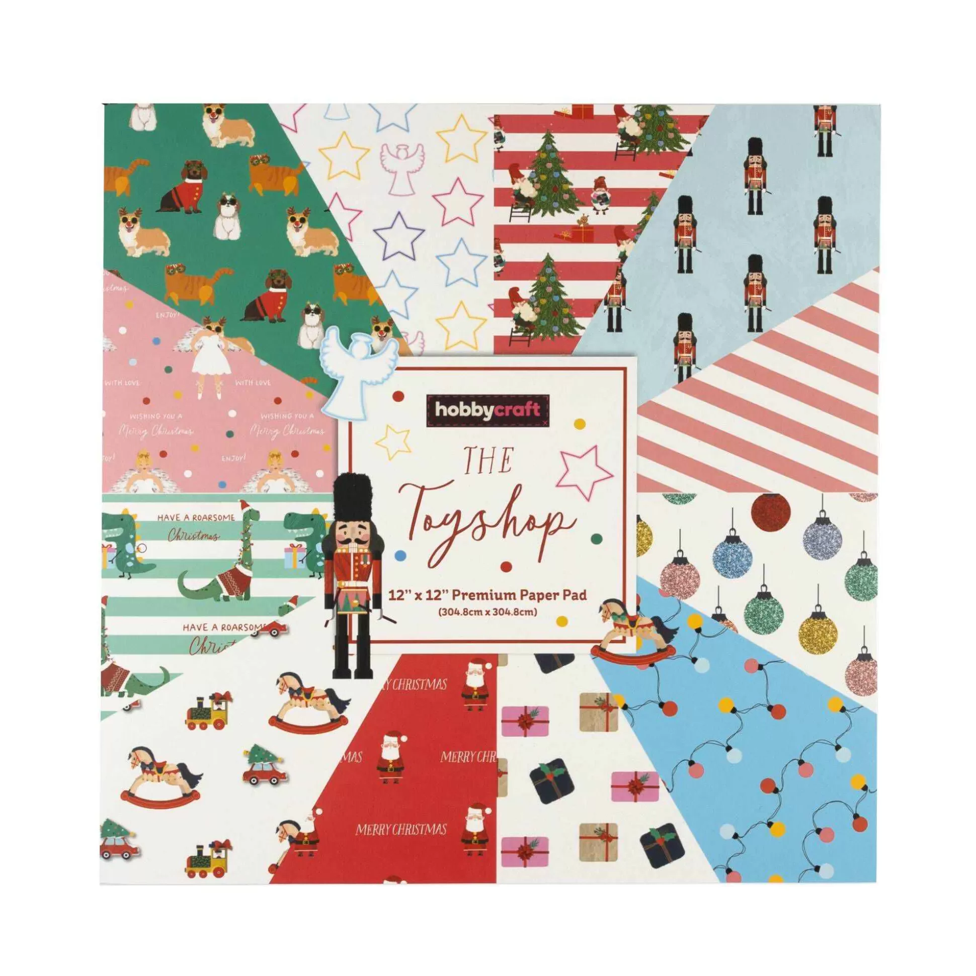 The Toyshop 12 X 12 Inches Paper Pad 24 Sheets-Hobbycraft Outlet