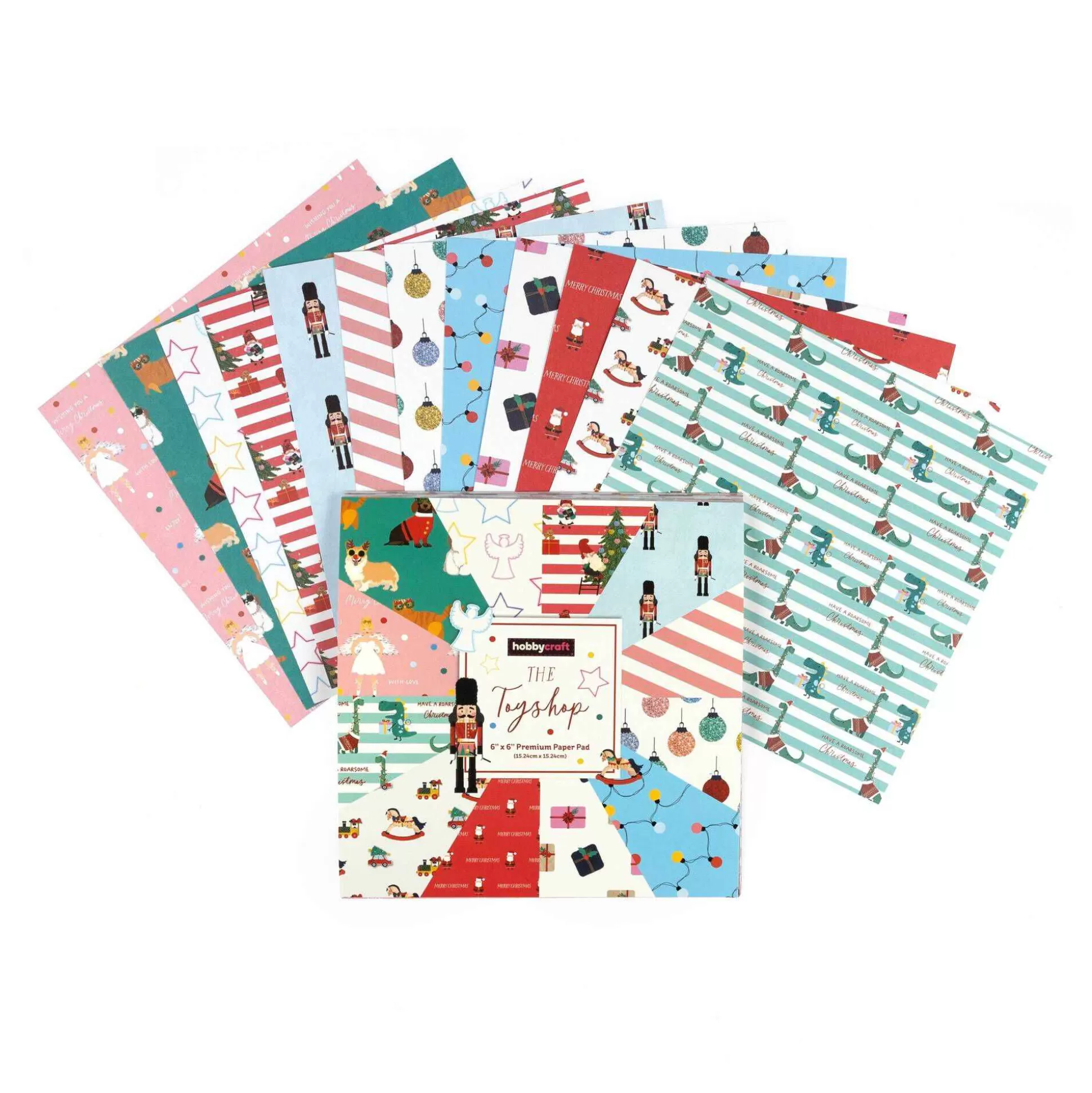 The Toyshop 6 X 6 Inches Paper Pad 24 Sheets-Hobbycraft Hot