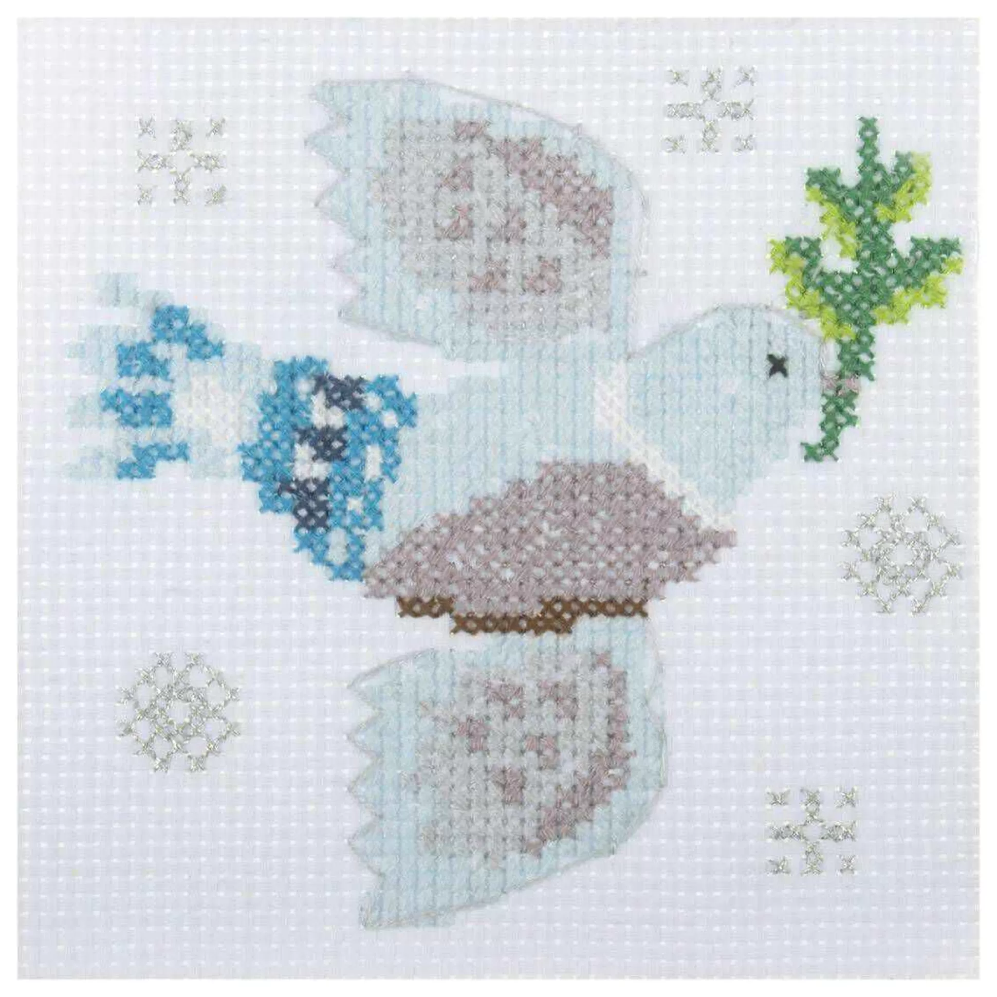 Trimits Scandi Dove Counted Cross Stitch Kit 13Cm X 13Cm-Hobbycraft Store