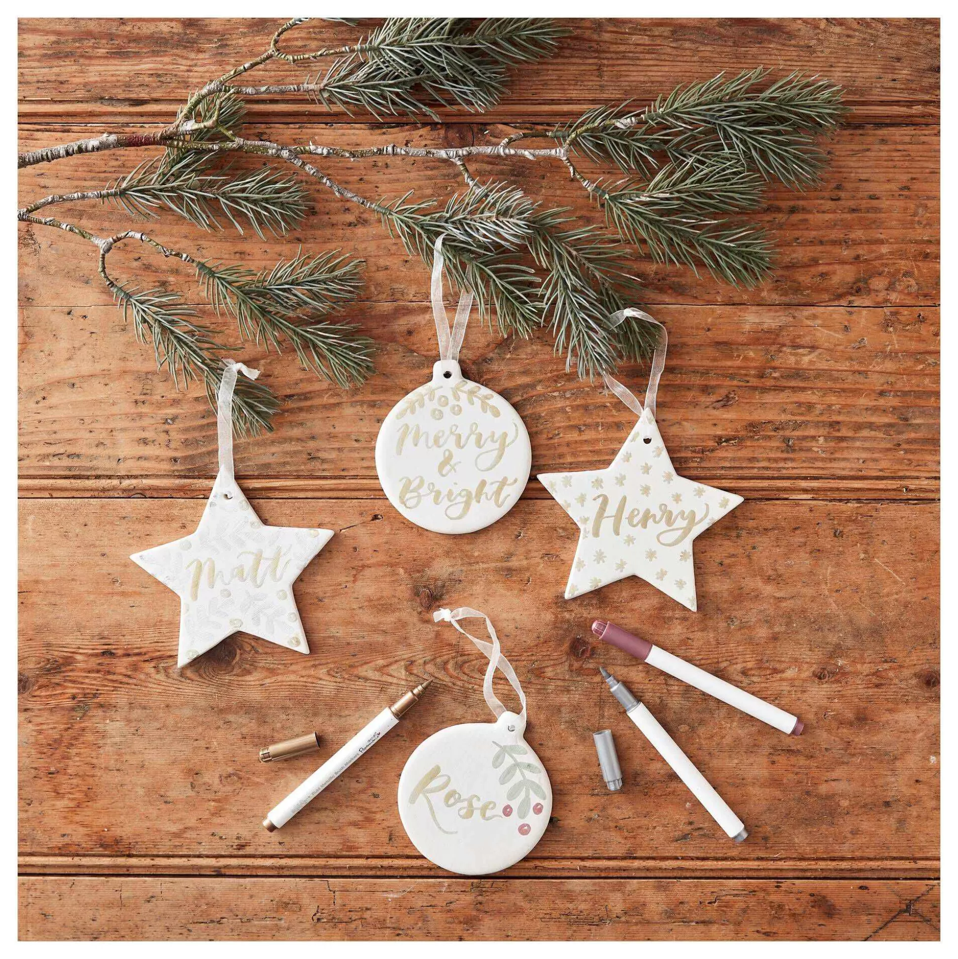 unglazed_ceramic_hanging_bauble_decoration_9cm_4.webp Unglazed Ceramic Hanging Bauble Decoration 9Cm-Hobbycraft Sale