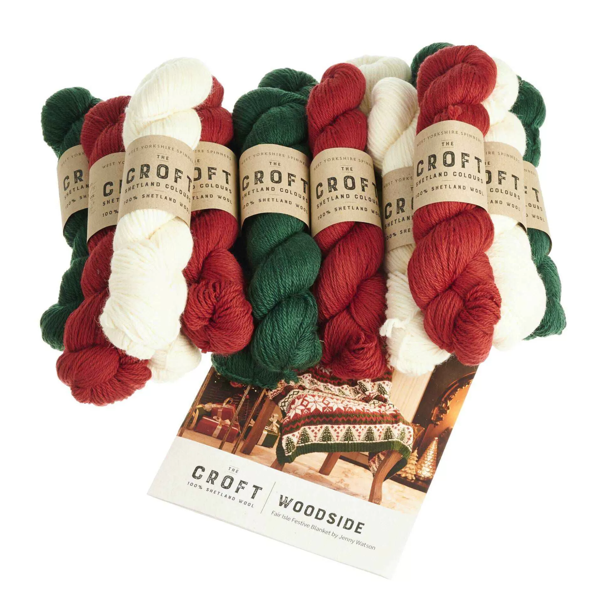 west_yorkshire_spinners_woodside_fair_isle_festive_blanket_kit_1.webp West Yorkshire Spinners Woodside Fair Isle Festive Blanket Kit-Hobbycraft Cheap
