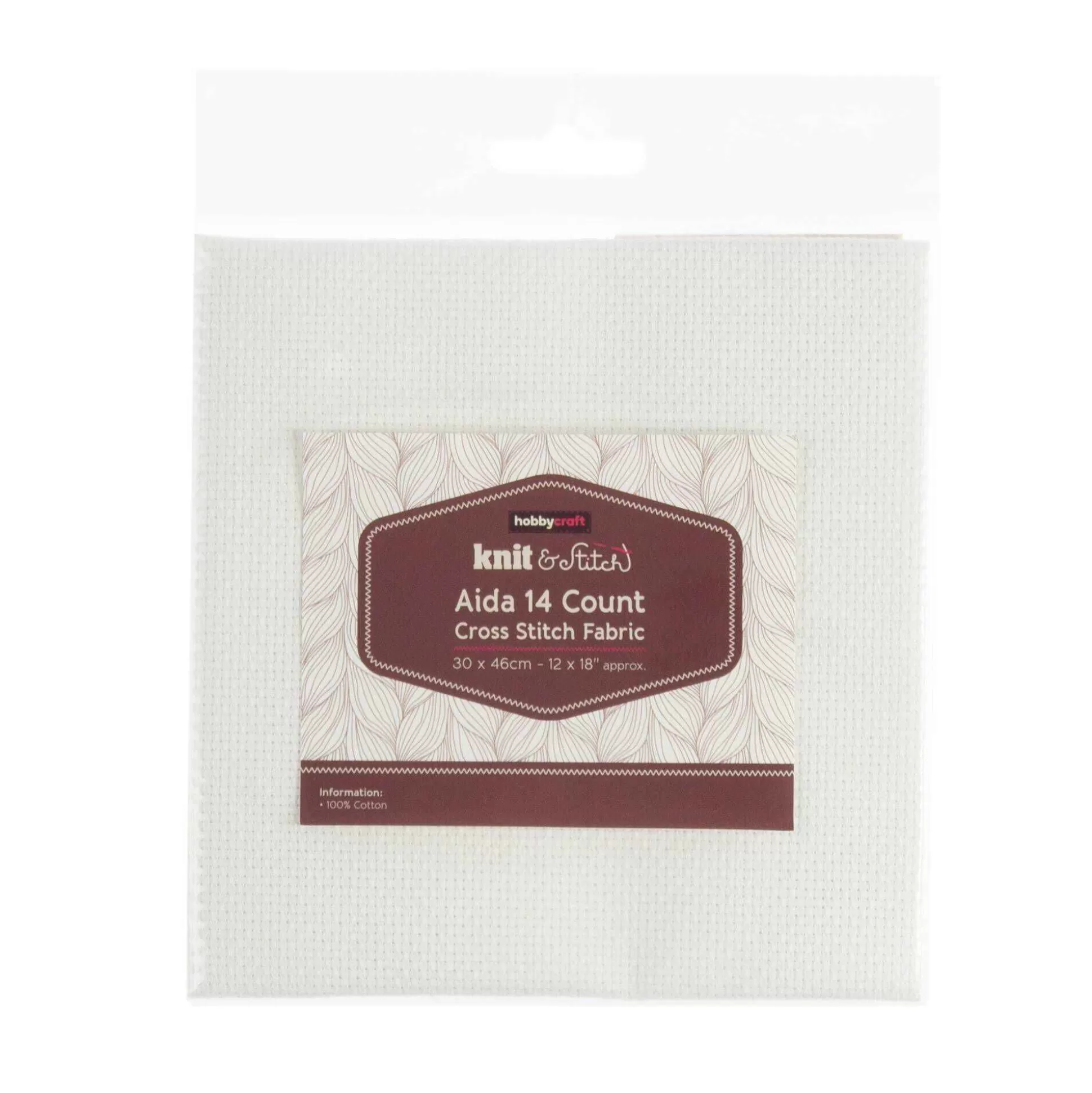 white_14_count_aida_fabric_30cm_x_46cm_1.webp White 14 Count Aida Fabric 30Cm X 46Cm-Hobbycraft Outlet