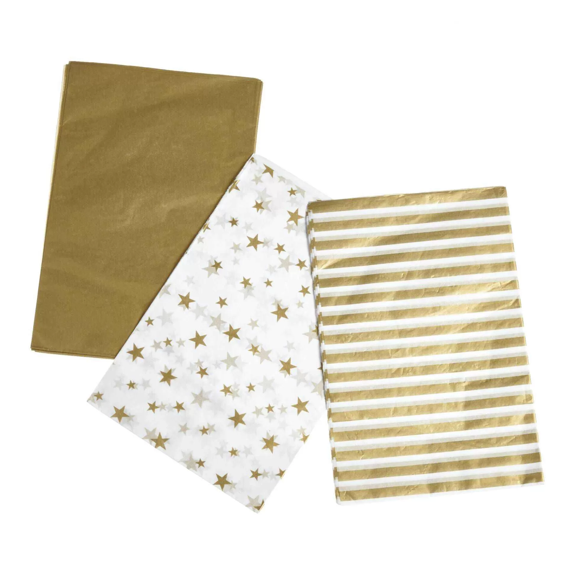 White And Gold Christmas Tissue Paper 3 Pack-Hobbycraft Best