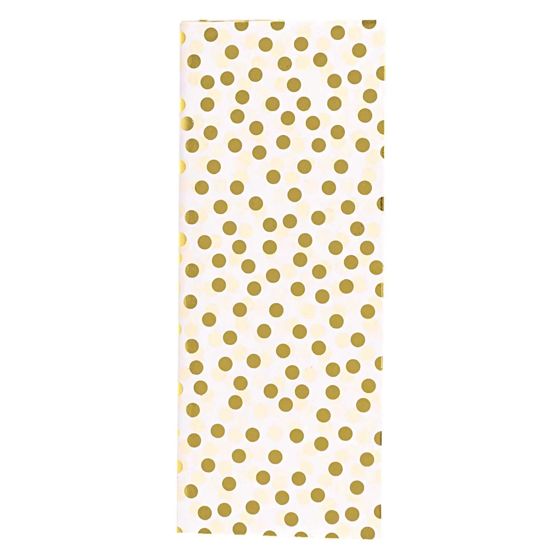 White And Gold Dots Tissue Paper 50Cm X 75Cm 3 Pack-Hobbycraft Best Sale