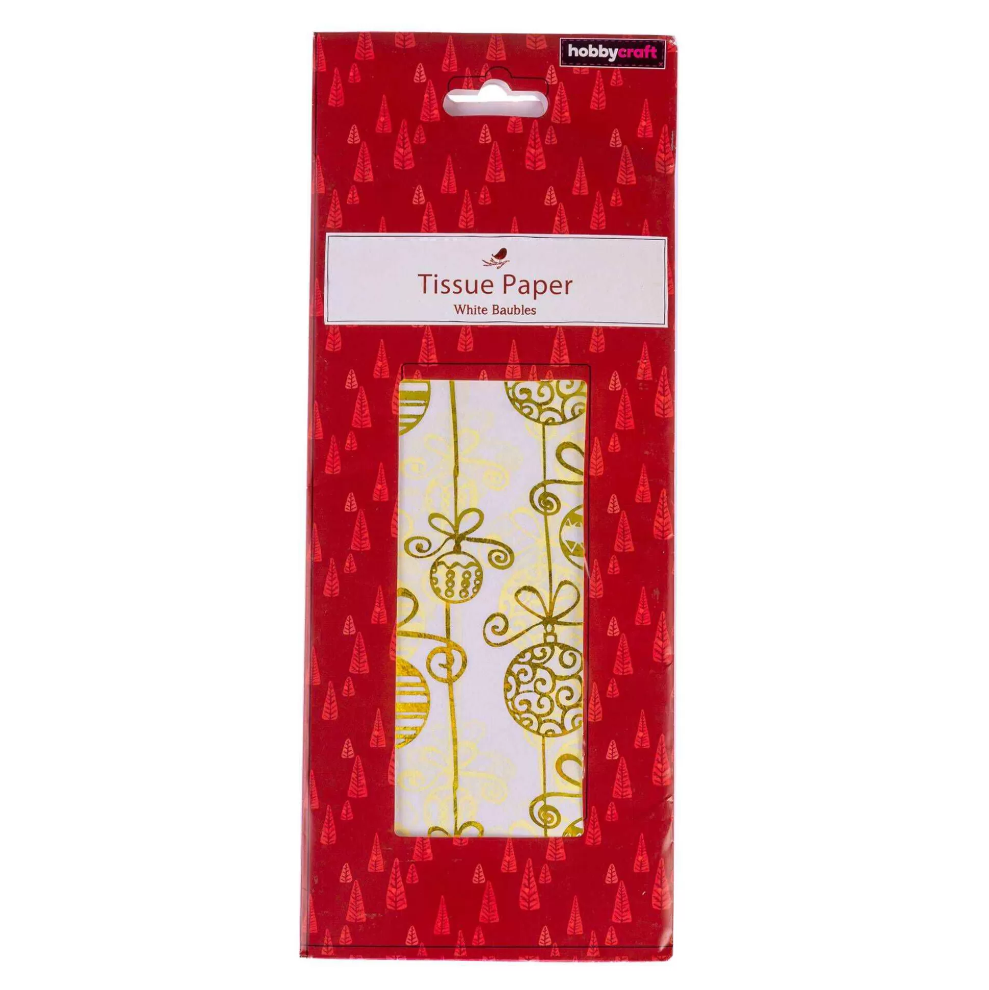 White Bauble Tissue Paper 50Cm X 75Cm 3 Pack-Hobbycraft Sale