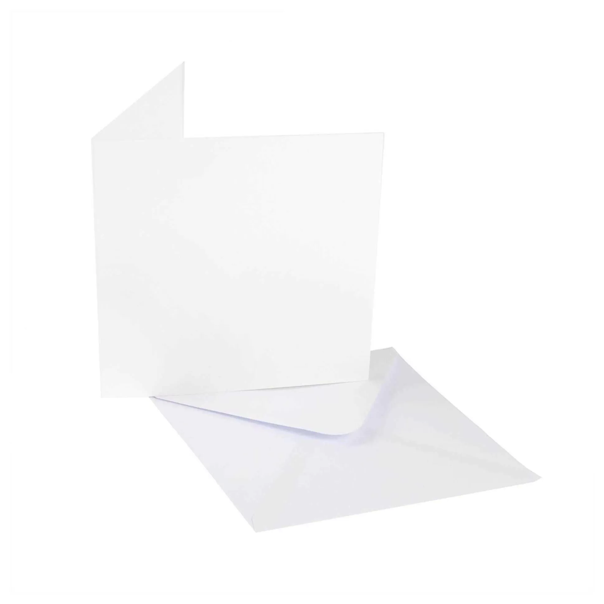 White Cards And Envelopes 5 X 5 Inches 50 Pack-Hobbycraft Flash Sale
