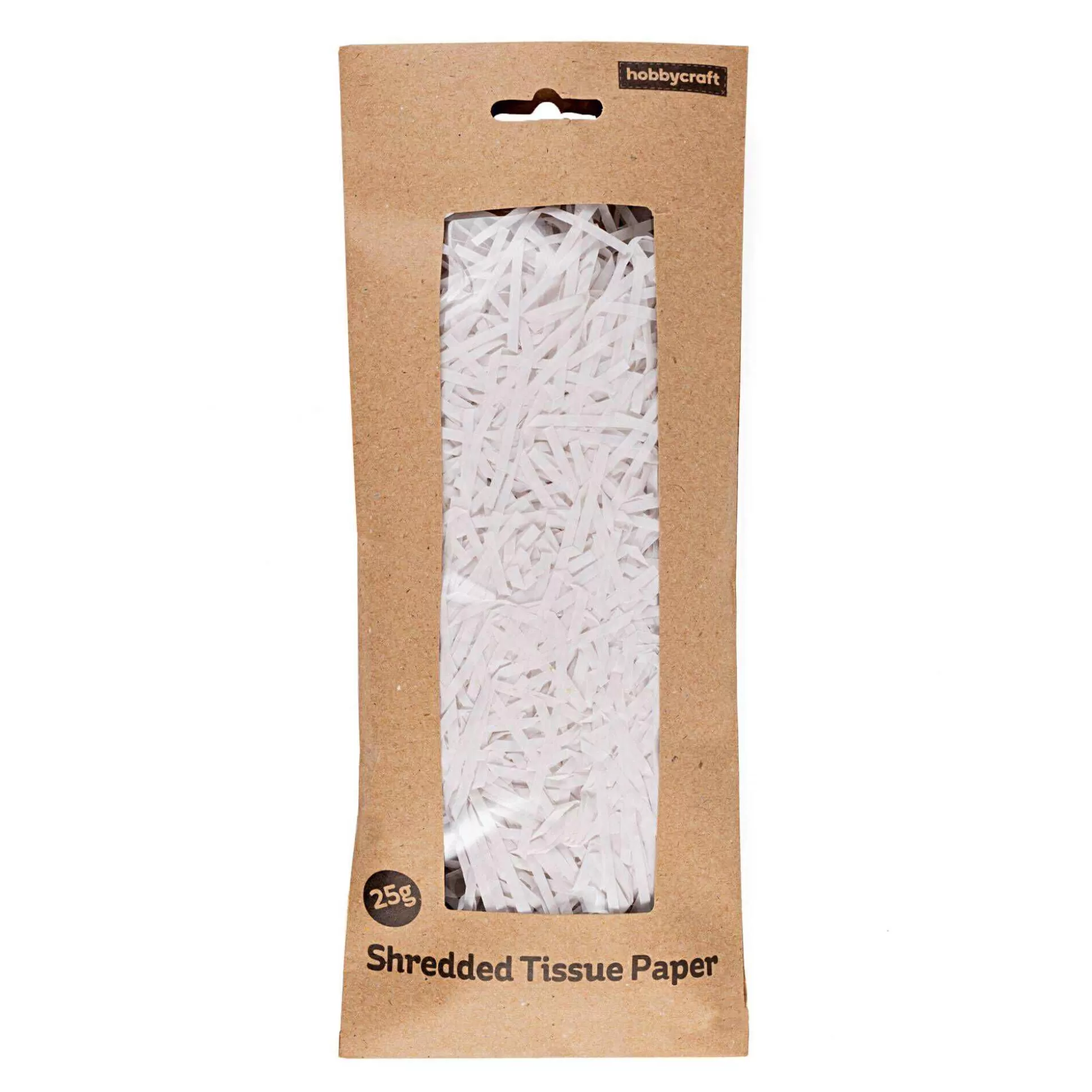 White Shredded Tissue Paper 25G-Hobbycraft Shop