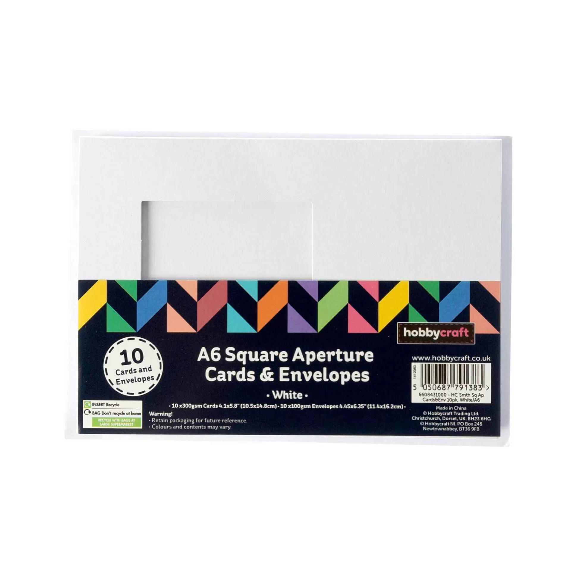 white_square_aperture_cards_and_envelopes_a6_10_pack_4.webp White Square Aperture Cards And Envelopes A6 10 Pack-Hobbycraft Sale