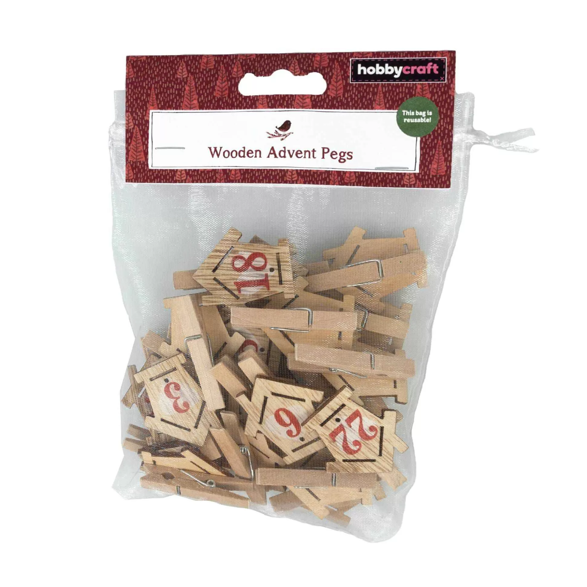 wooden_house_advent_pegs_24_pack_4.webp Wooden House Advent Pegs 24 Pack-Hobbycraft Discount